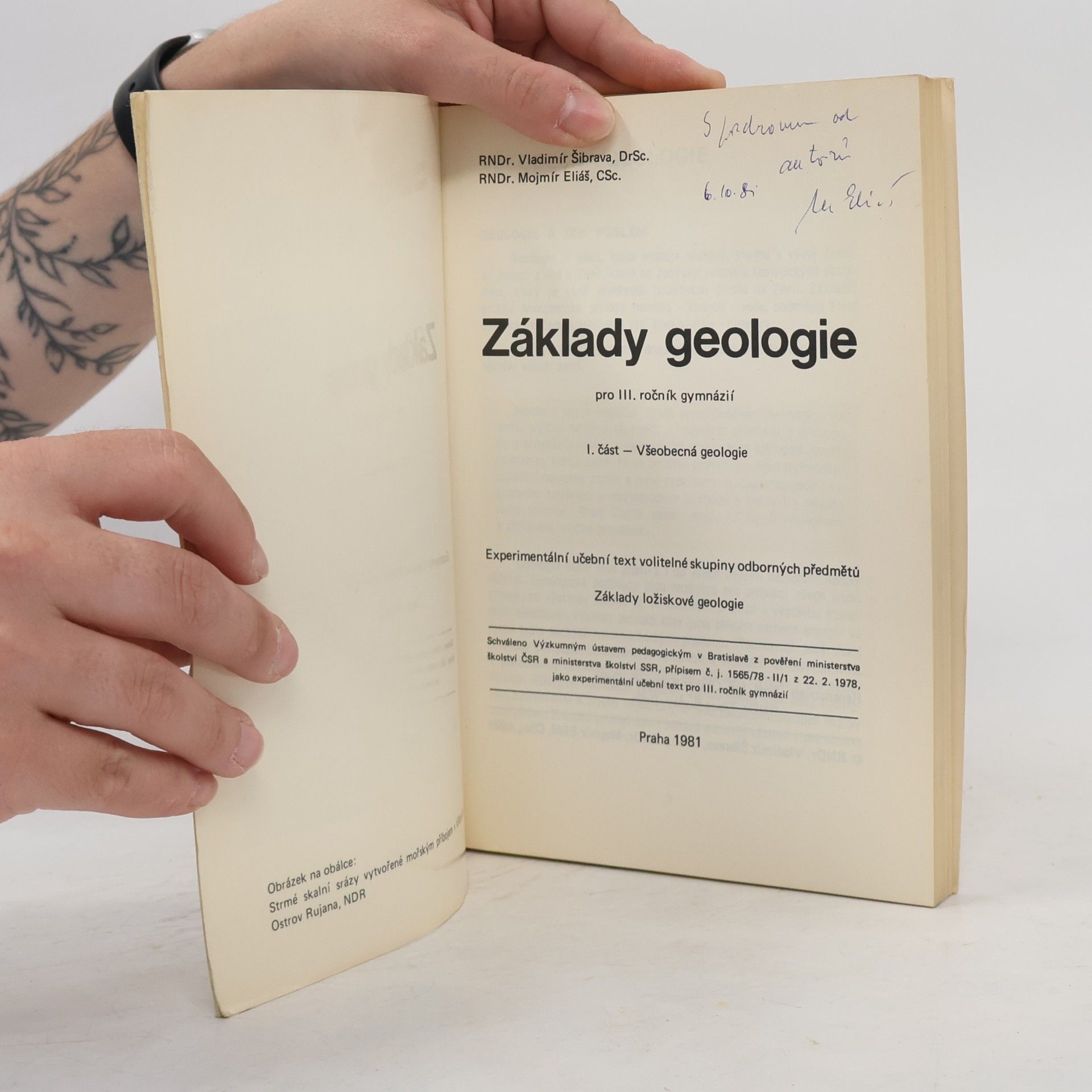 Mojmír Eliáš Základy geologie pro III. ročník gymnázií