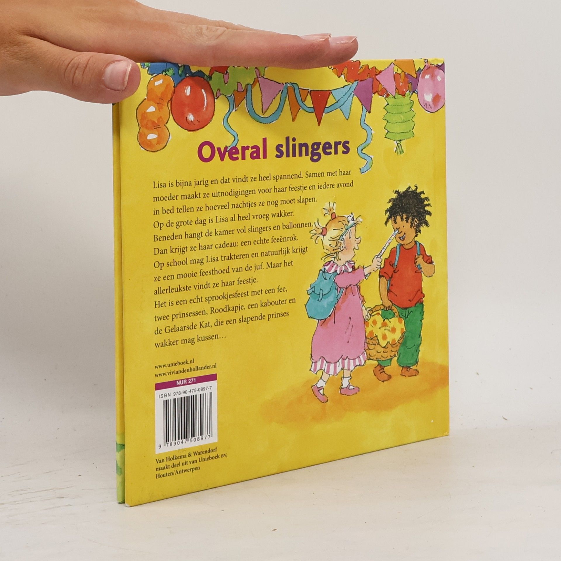 Vivian den Hollander Lisa & Jimmy: Overal slingers - druk 1