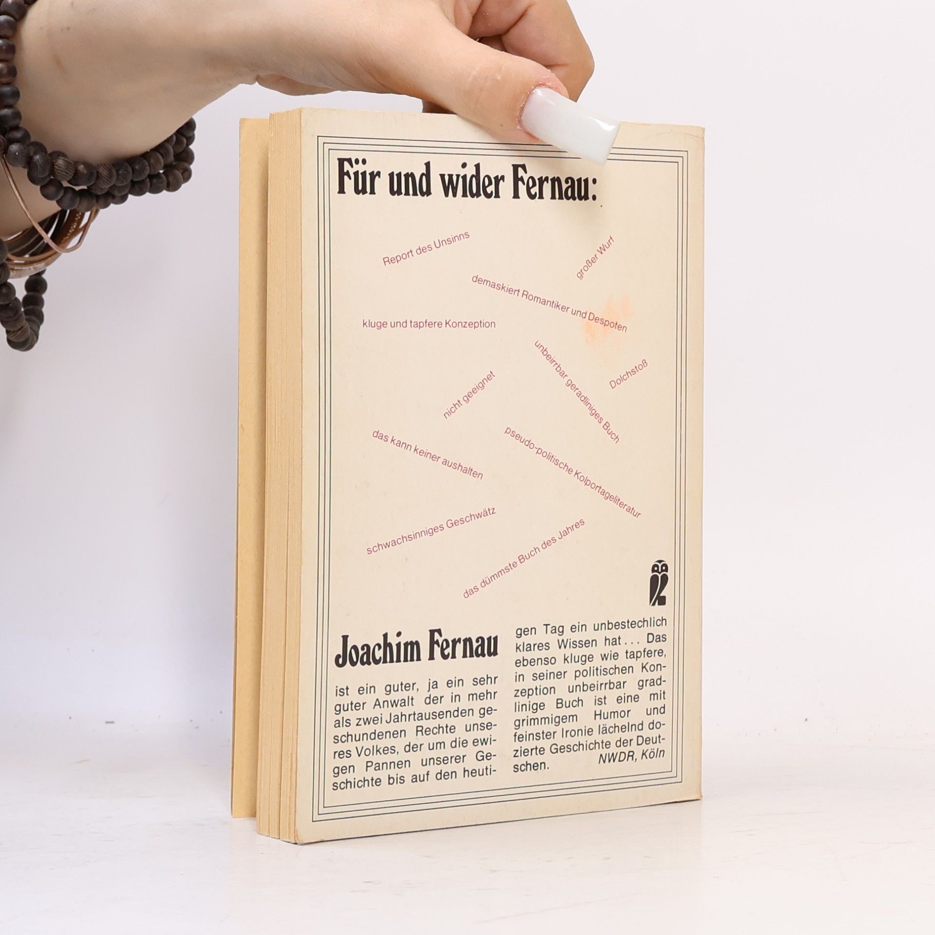 Joachim Fernau Deutschland, Deutschland, über alles...
