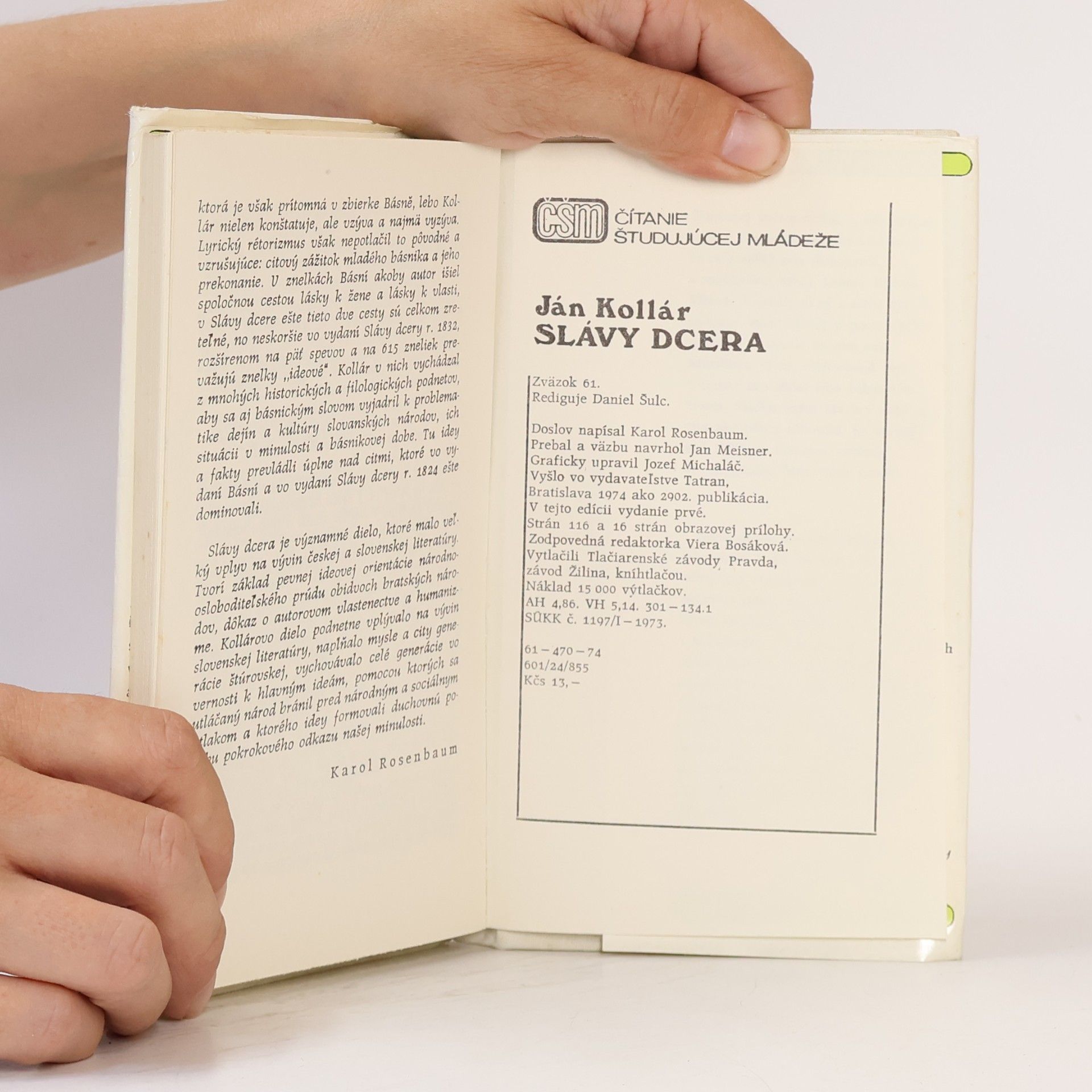 Ján Kollár Slávy dcera