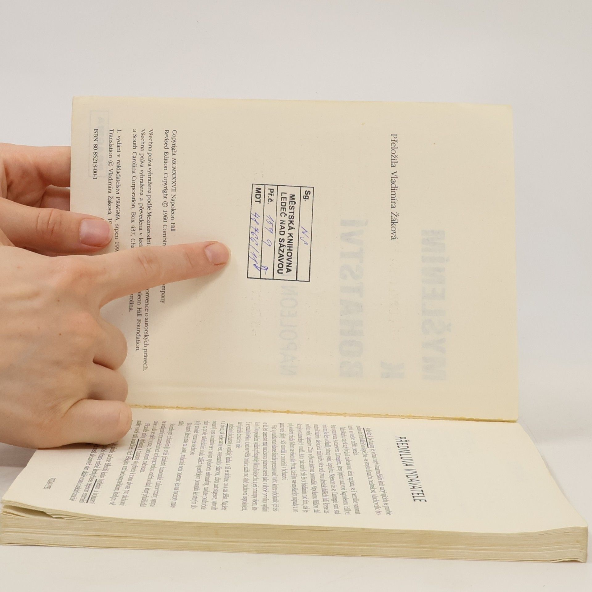 Napoleon Hill Myšlením k bohatství