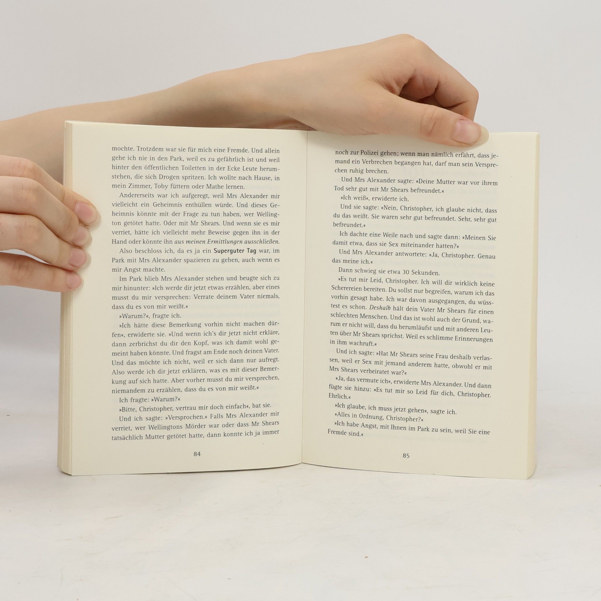 Mark Haddon Supergute Tage oder die sonderbare Welt des Christopher Boone