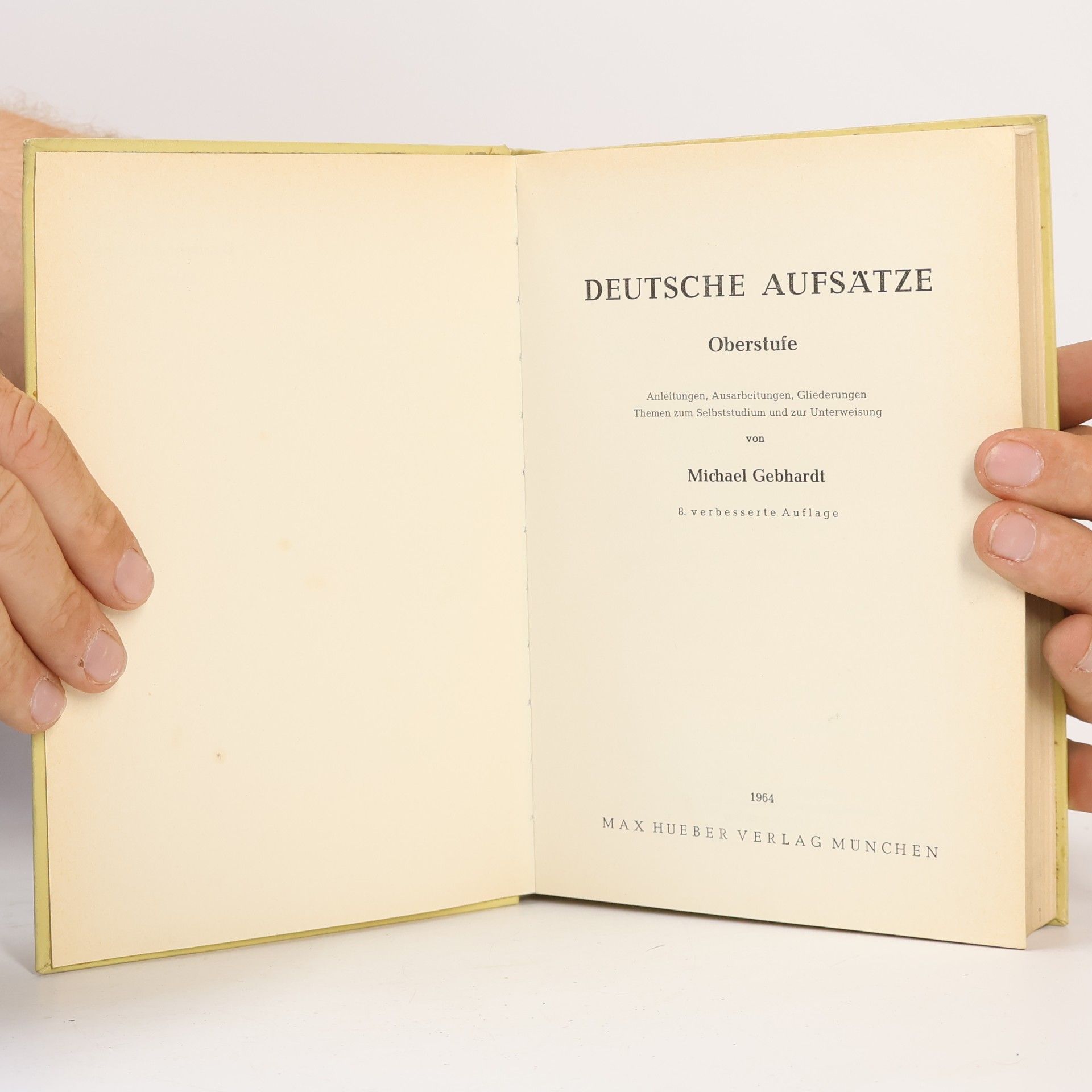 Michael Gebhardt Deutsche Aufsätze