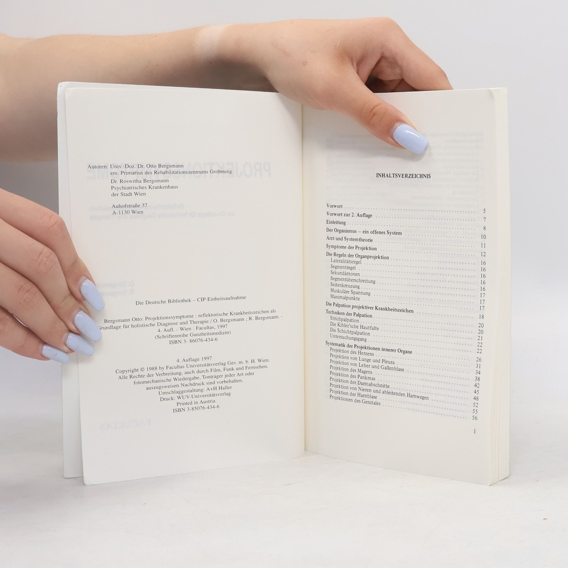 Otto Bergsmann Schriftenreihe Ganzheitsmedizin: Projektionssymptome