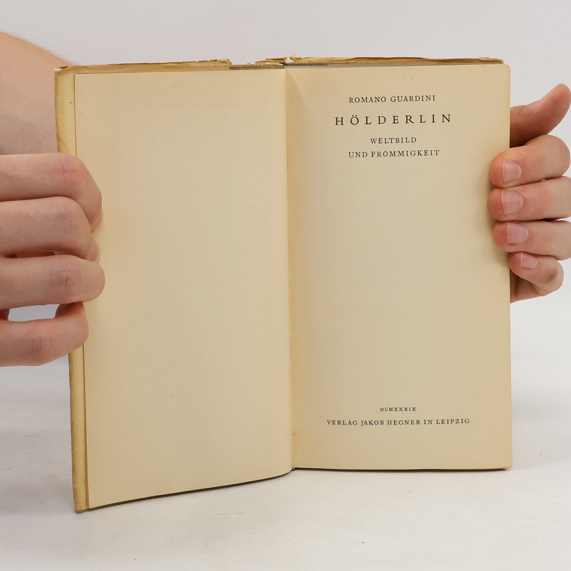 Romano Guardini Hölderlin