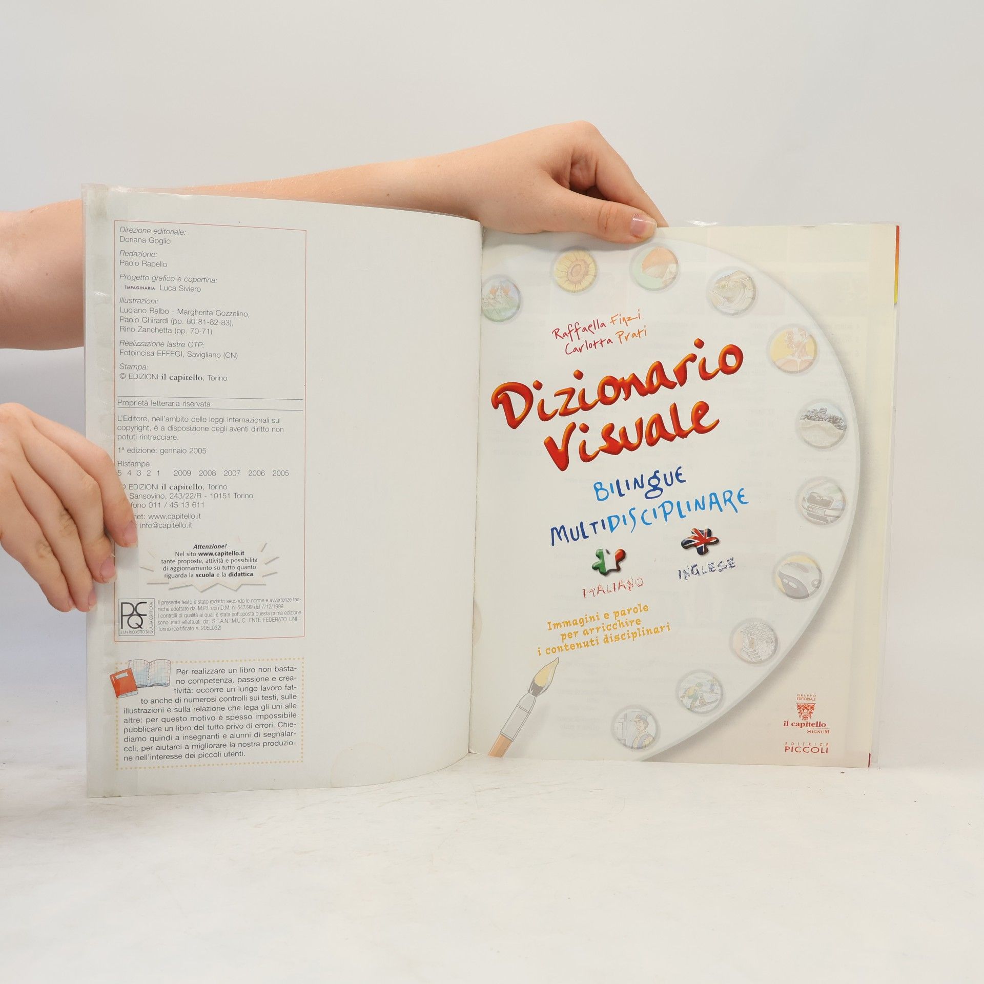 Raffaella Finzi Dizionario Visuale Bilingue Multidisciplinare Italiano Inglese