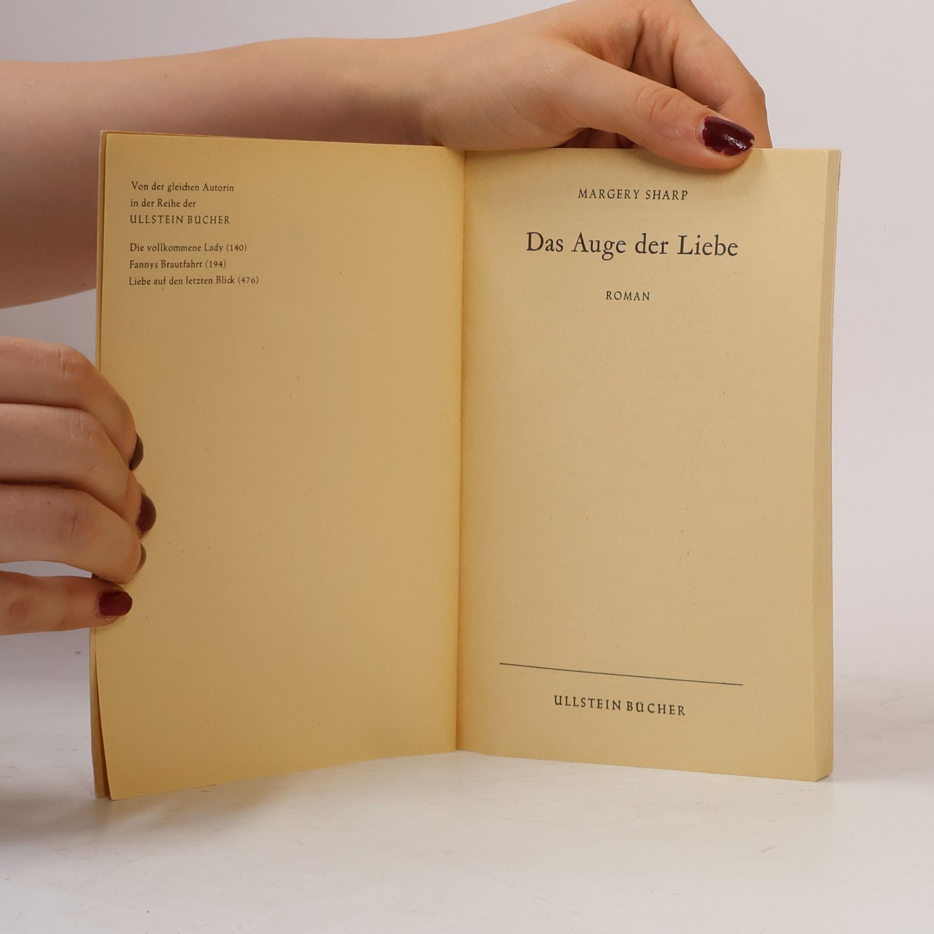 Margery Sharp Das Auge der Liebe