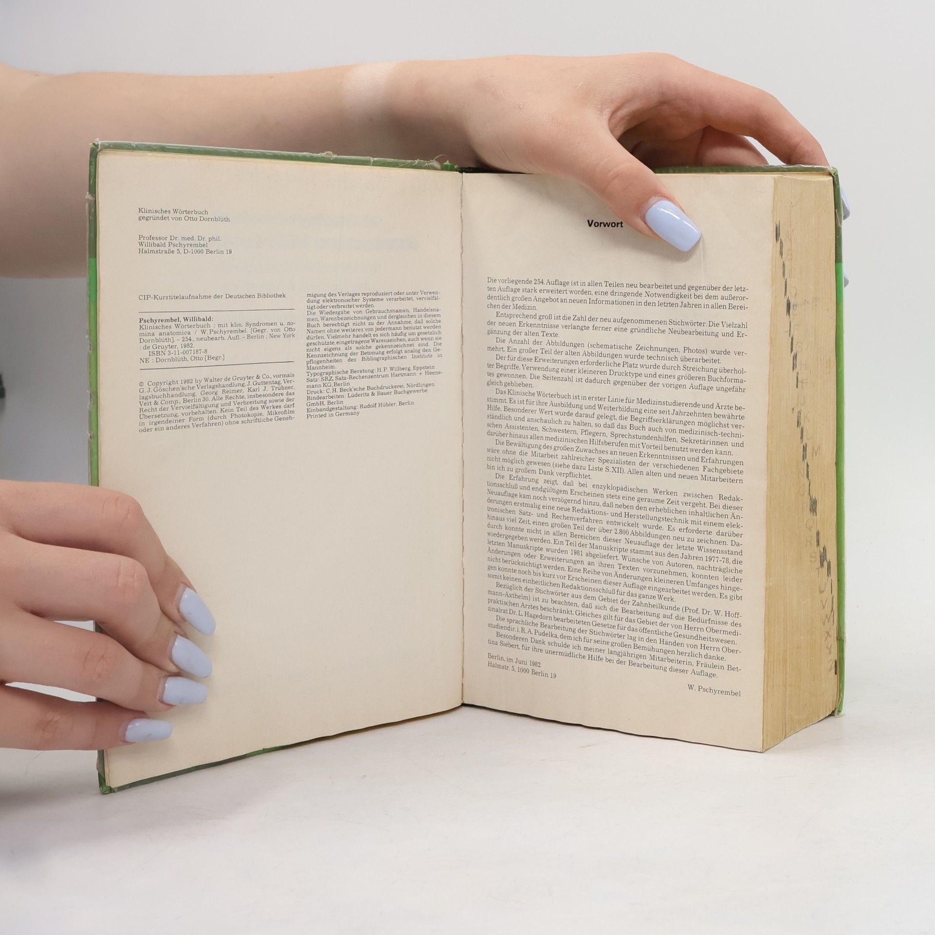 Kolektiv autorů Pschyrembel. Klinisches Wörterbuch 258