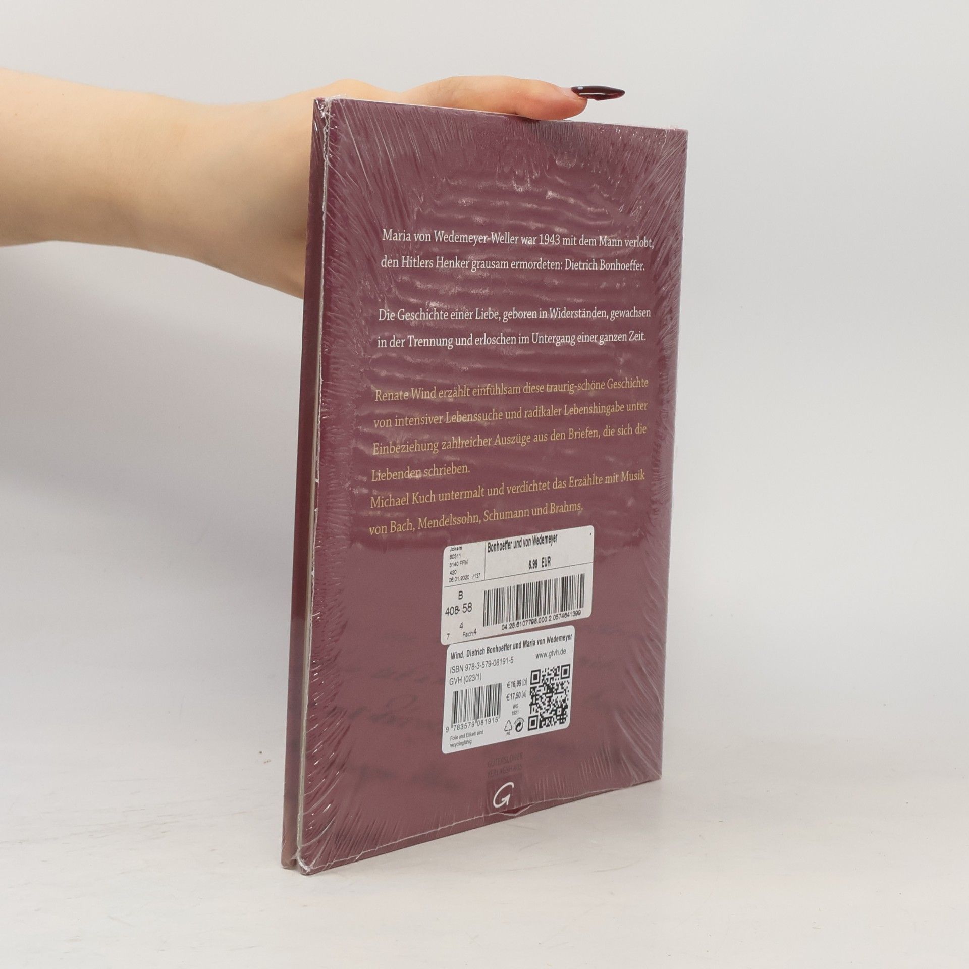 Renate Wind Dietrich Bonhoeffer und Maria von Wedemeyer - Die Geschichte einer Sehnsucht in Texten und Tönen - Mit Audio-CD