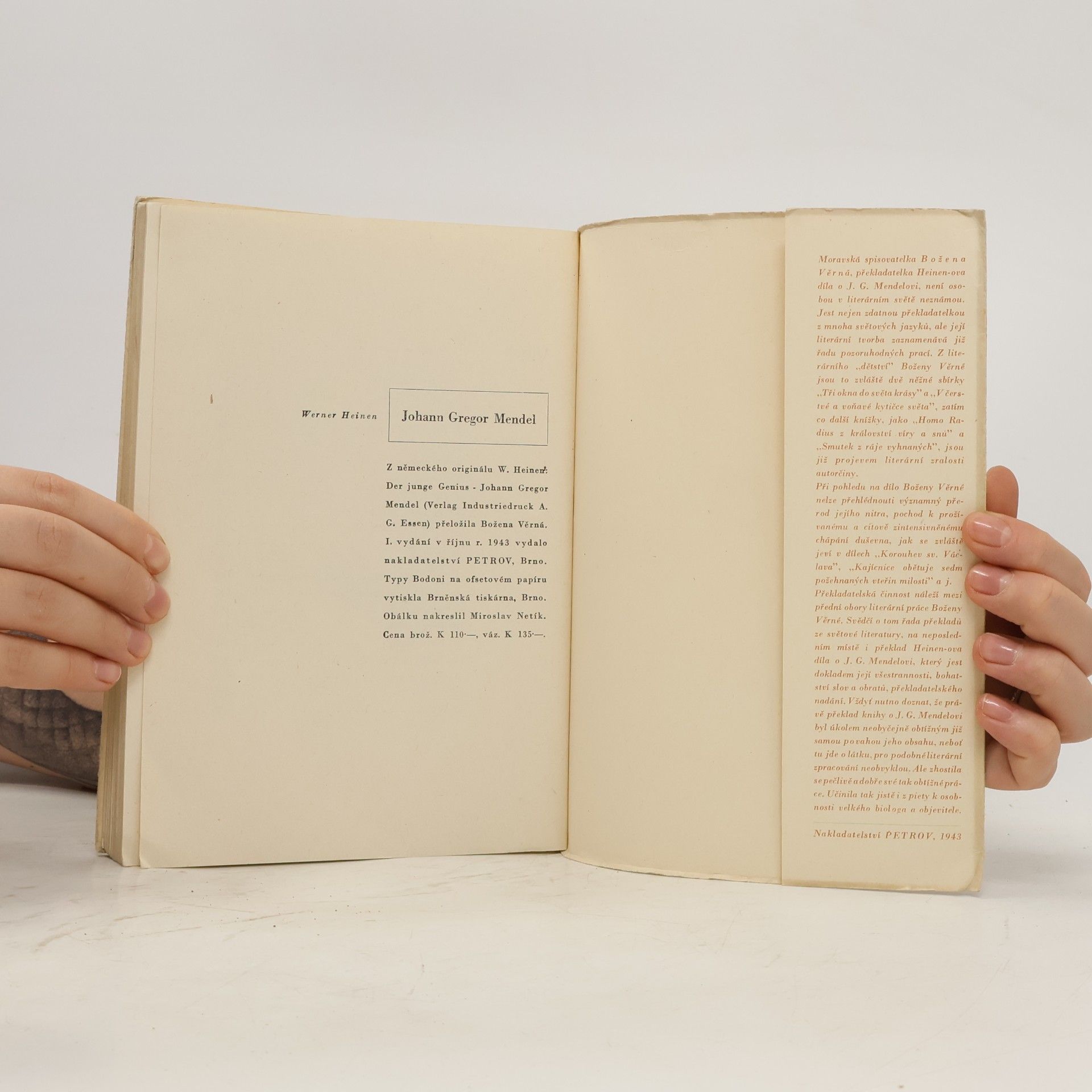 Heinen Werner Johann Gregor Mendel