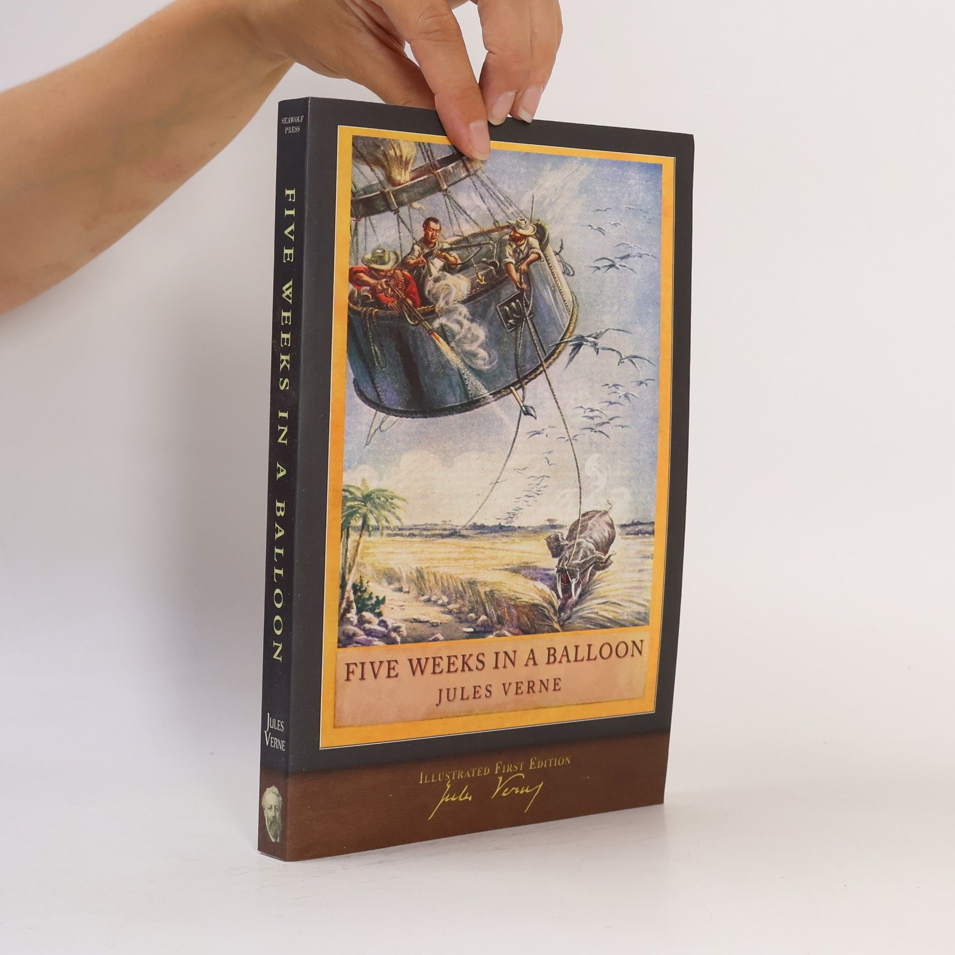 Jules Verne Five Weeks in a Balloon (Illustrated First Edition)