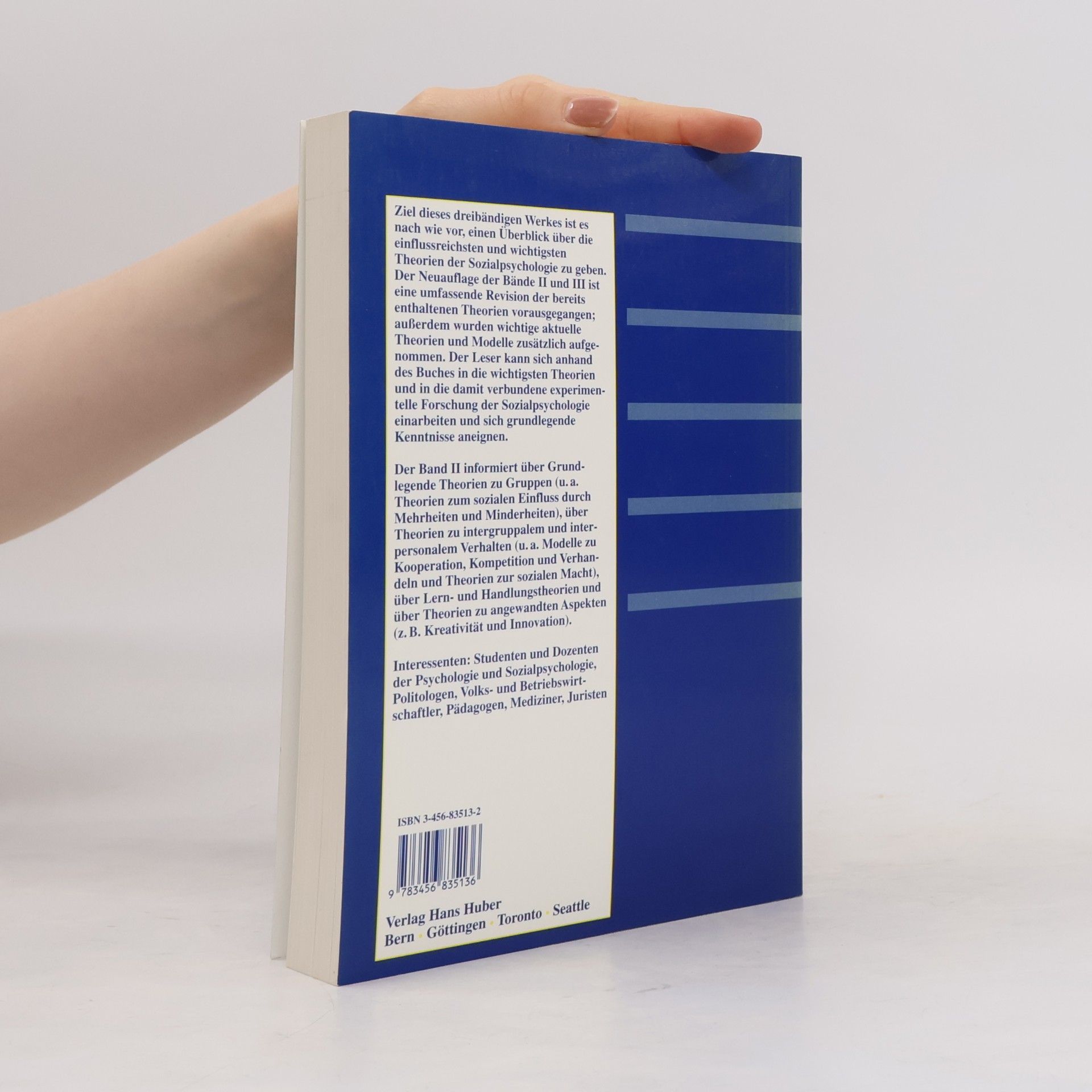 Autorenkollektiv Theorien der Sozialpsychologie II.