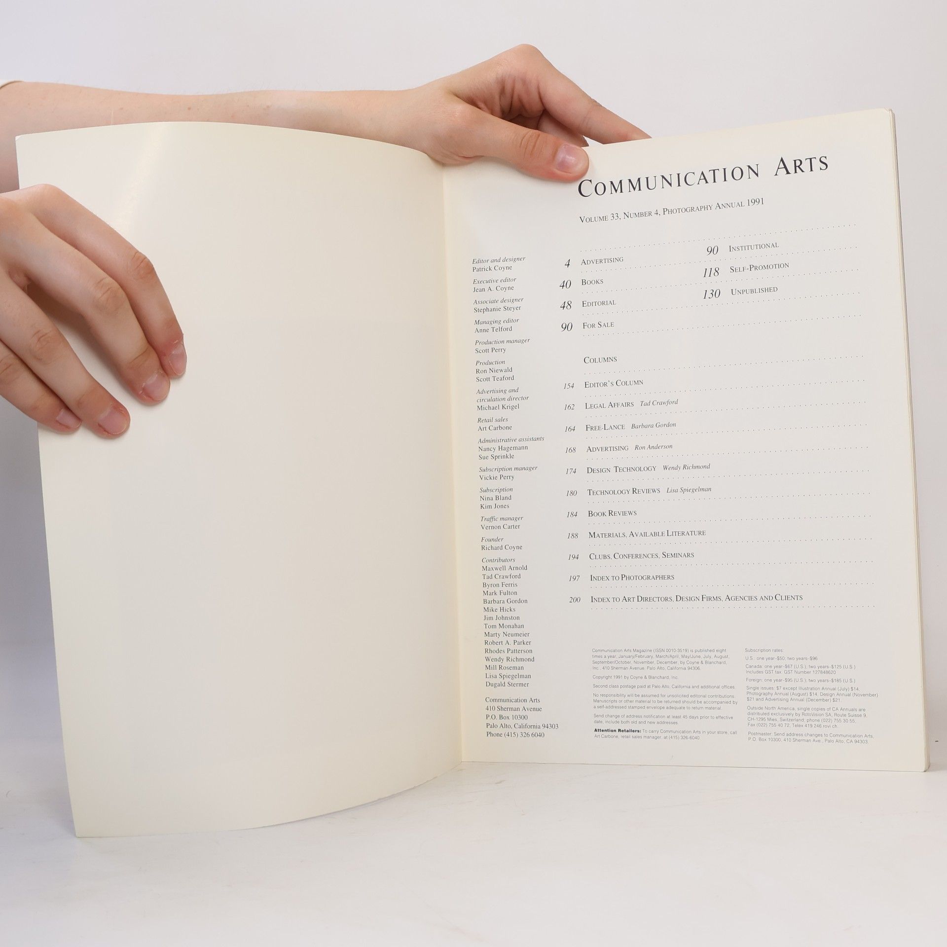 AA.VV. Photography Annual, 1991