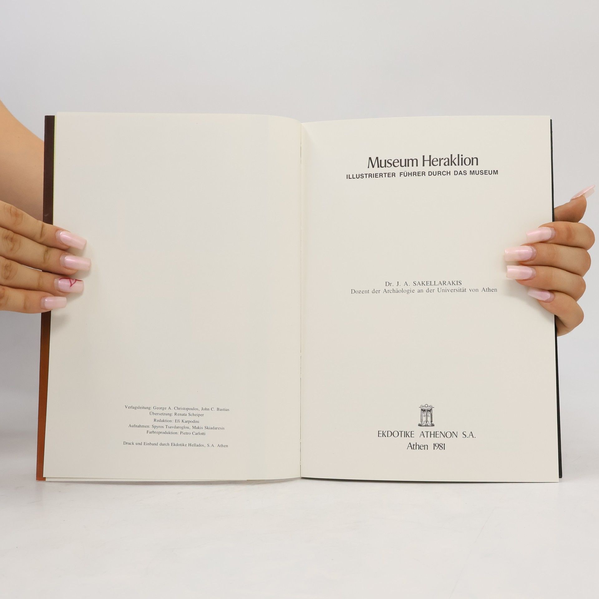 J. A. Sakellarakis Museum Heraklion. Illustrierter Führer durch das Museum