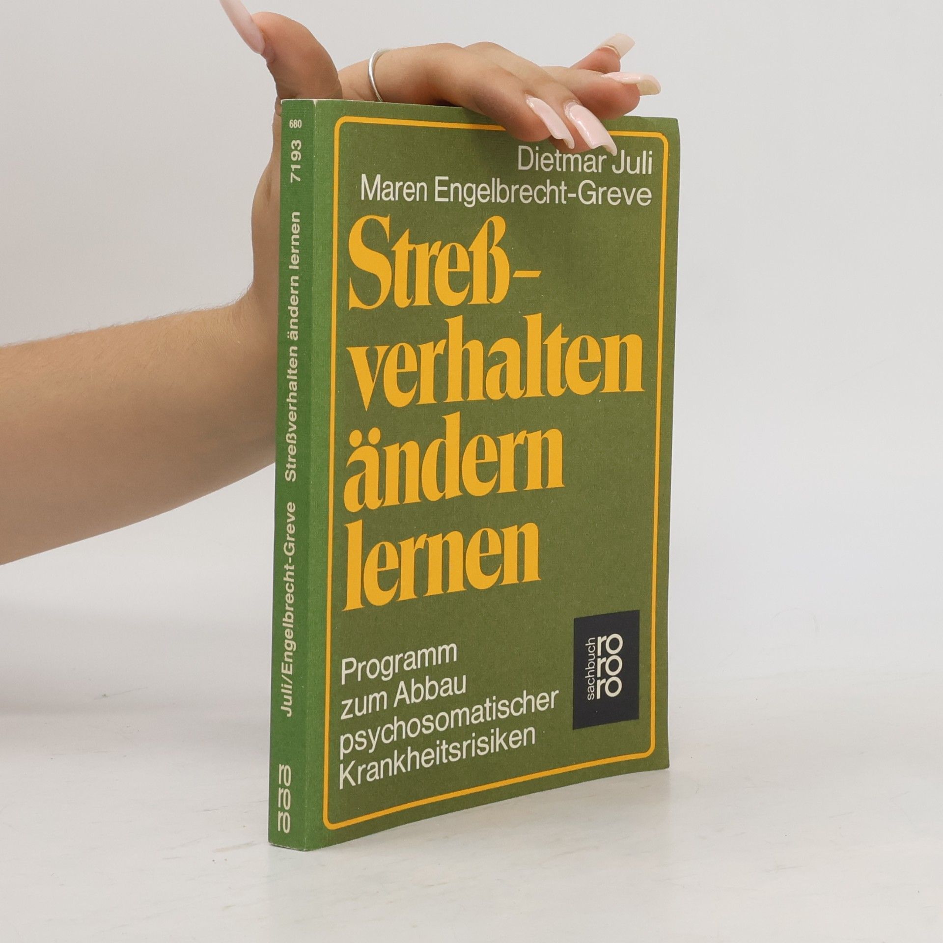 Dietmar Juli Streßverhalten ändern lernen
