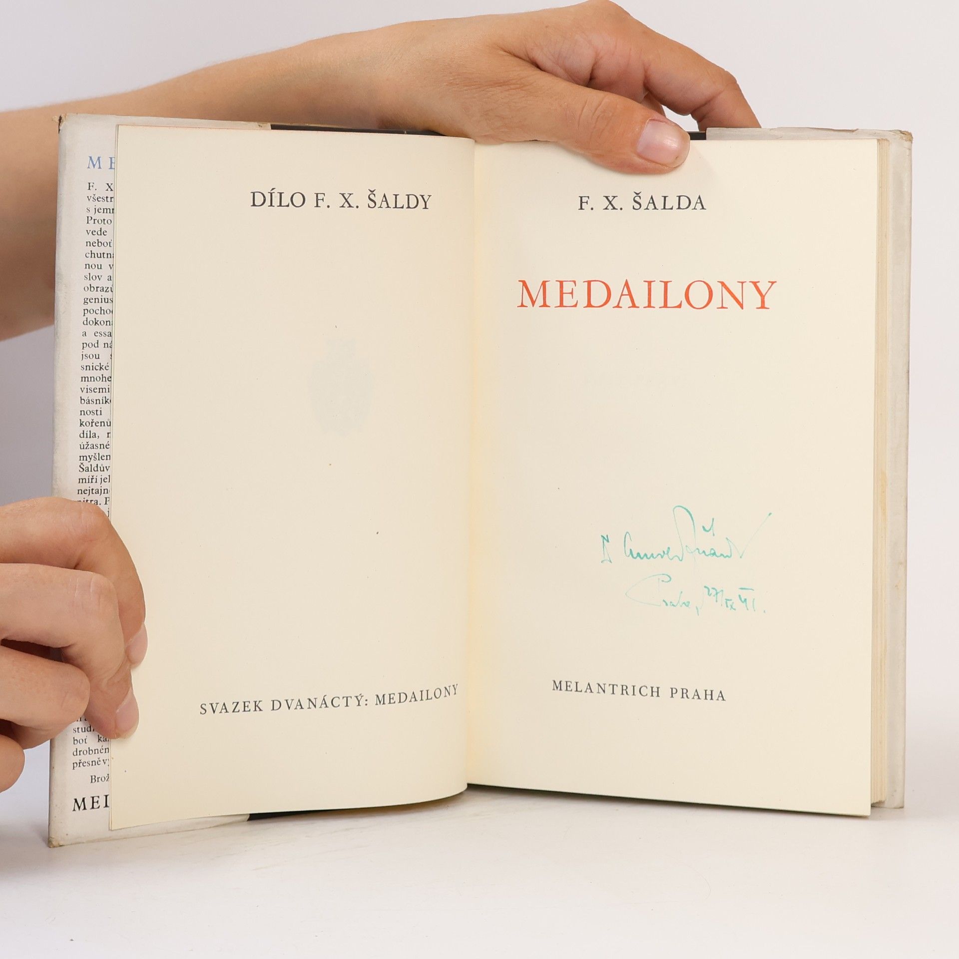 František Xaver Šalda Medailony