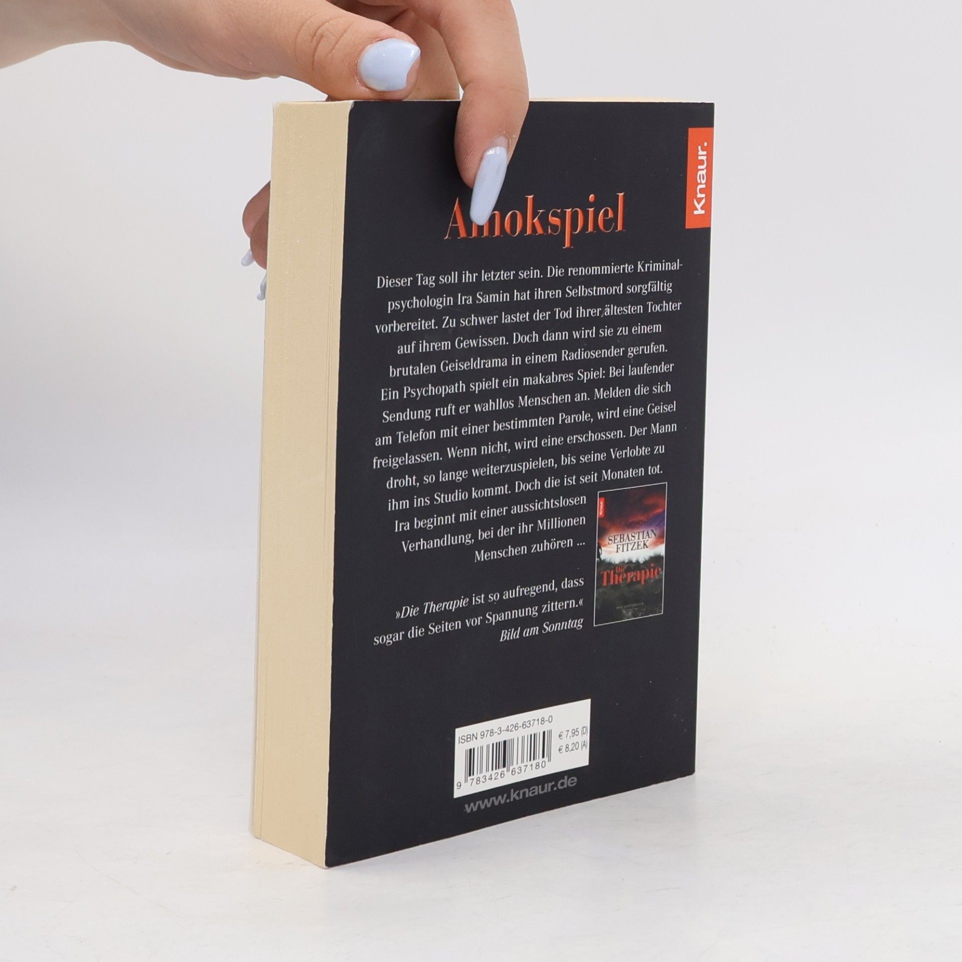 Sebastian Fitzek Amokspiel : Psychothriller