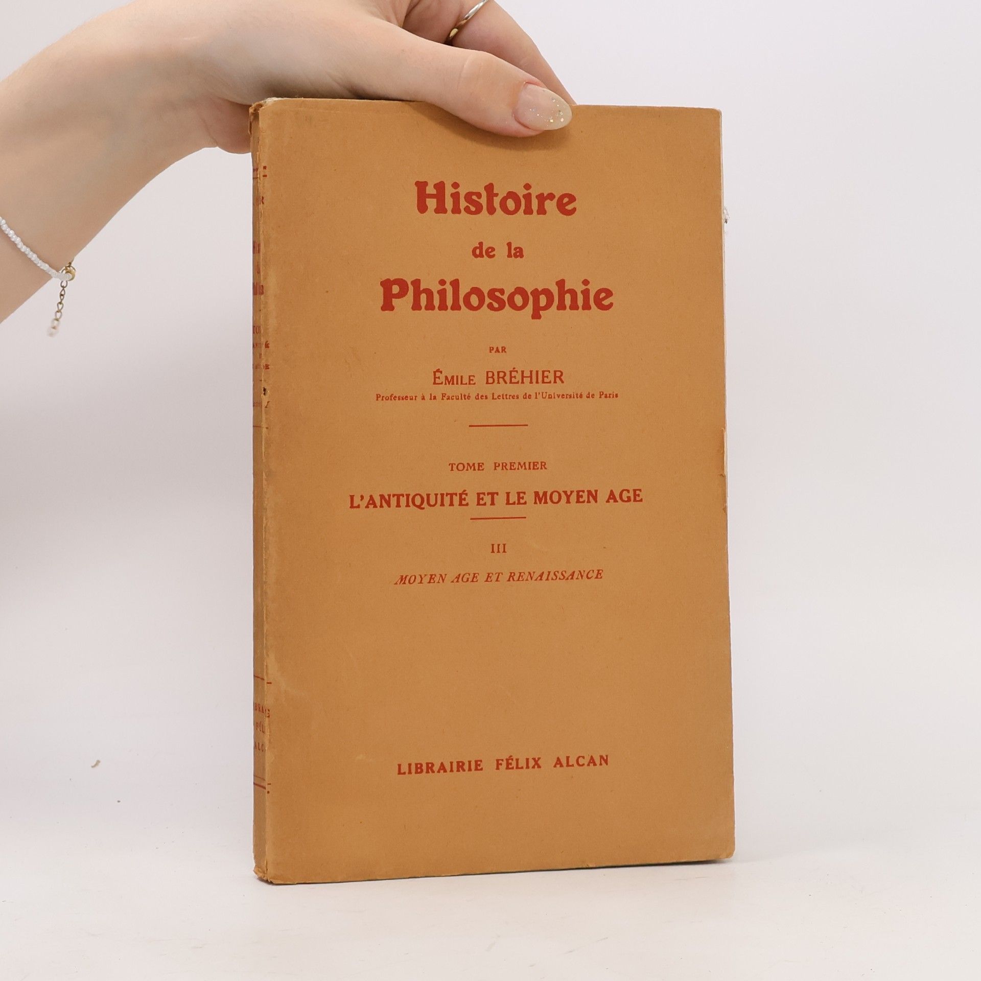 Émile Bréhier Histoire de la philosophie allemande