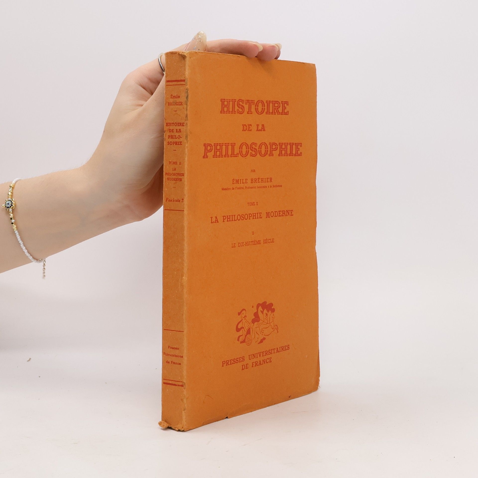 Émile Bréhier Histoire de la philosophie