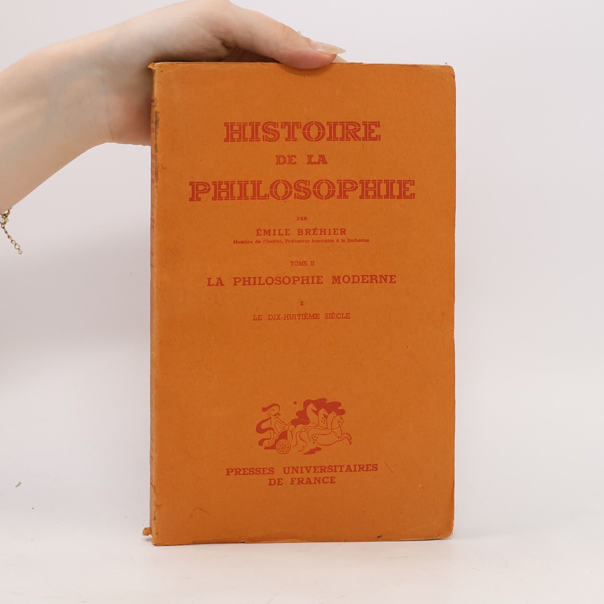 Émile Bréhier Histoire de la philosophie