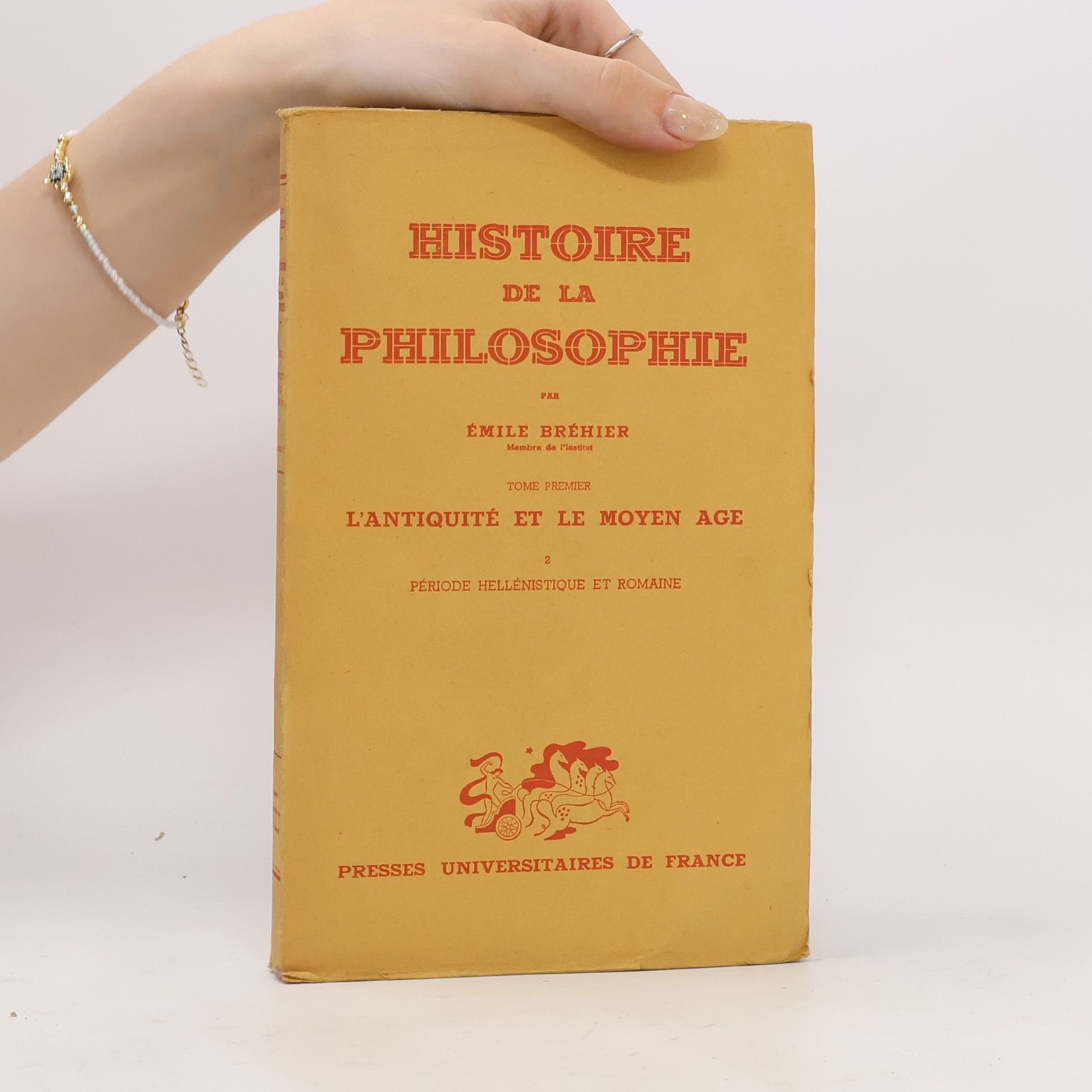 Émile Bréhier Histoire de la philosophie 1