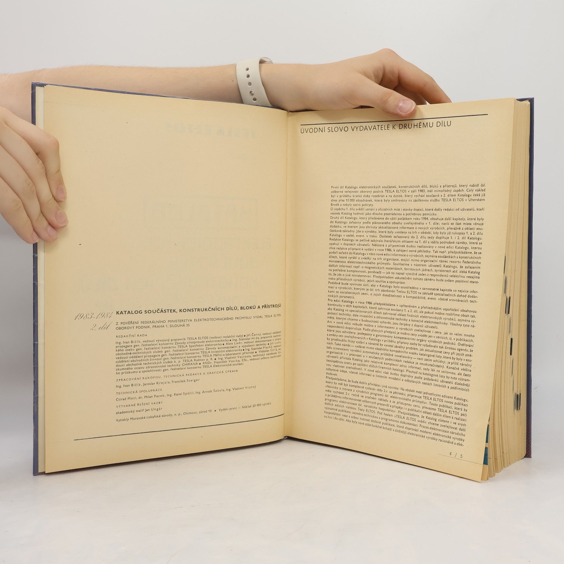 Kolektiv autorů Katalog elektronických součástek, konstrukčních dílů, bloků a přístrojů 1983-1984. 2