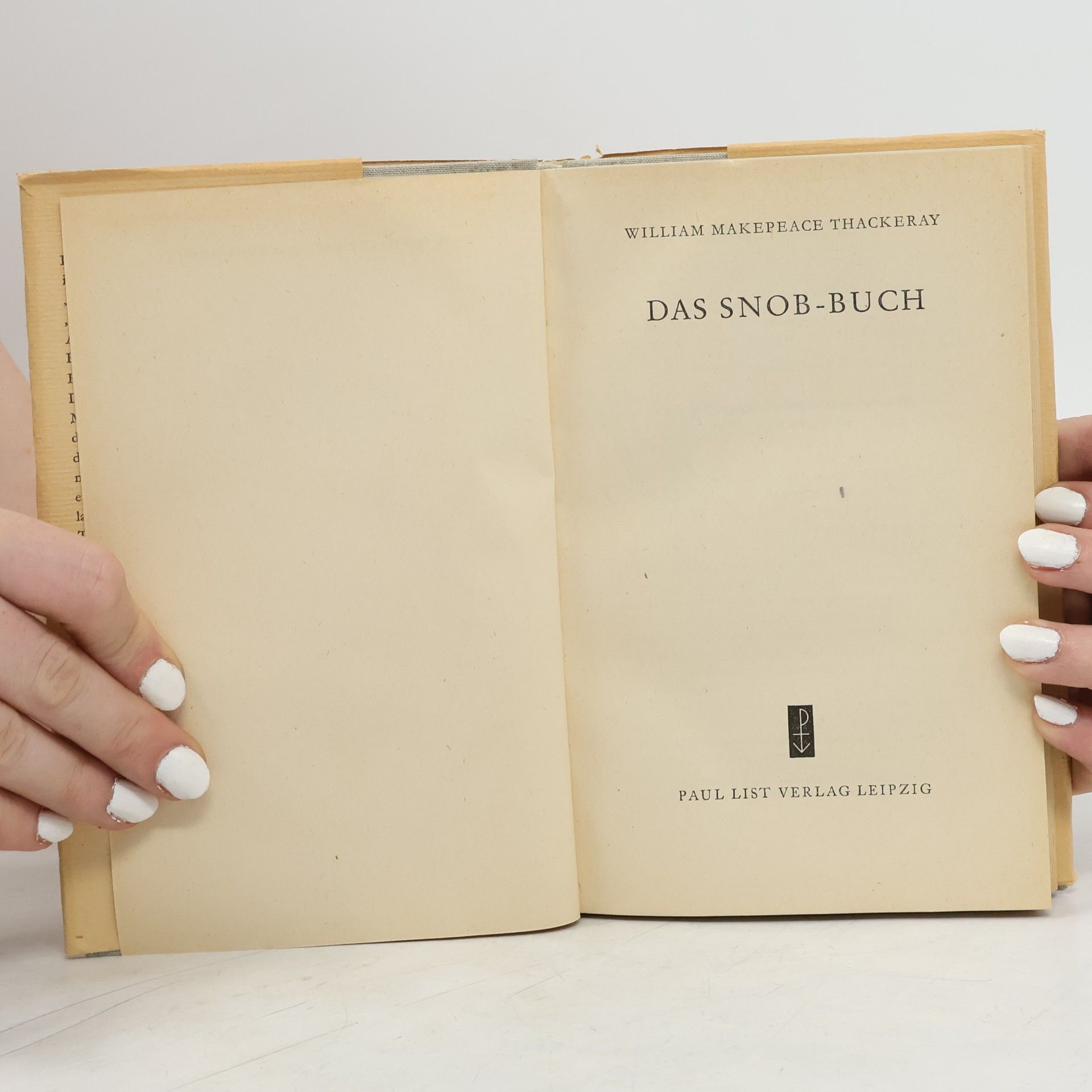 William Makepeace Thackeray Das Snob-Buch