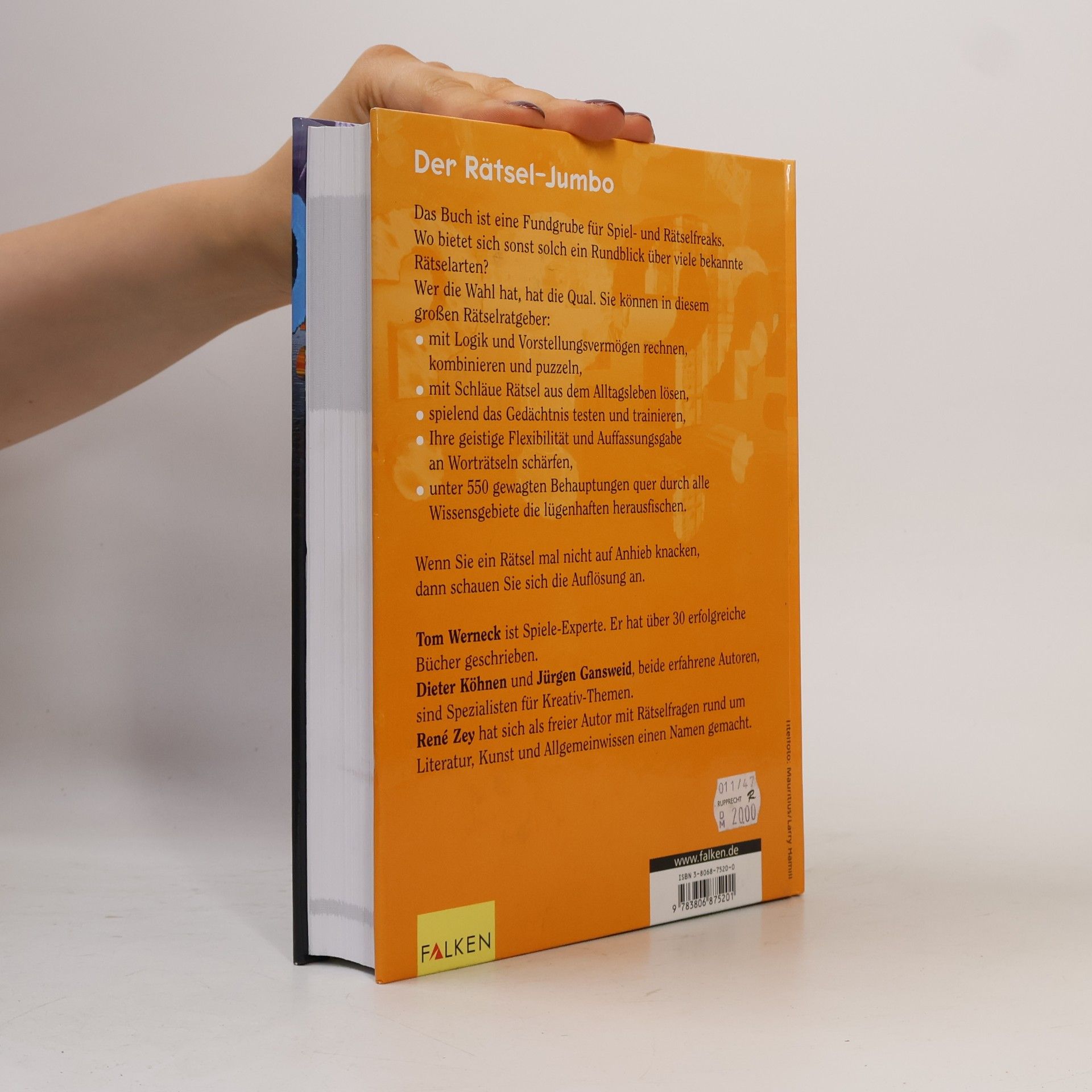 Tom Werneck Das große Buch vom Spielen, Knobeln, Raten