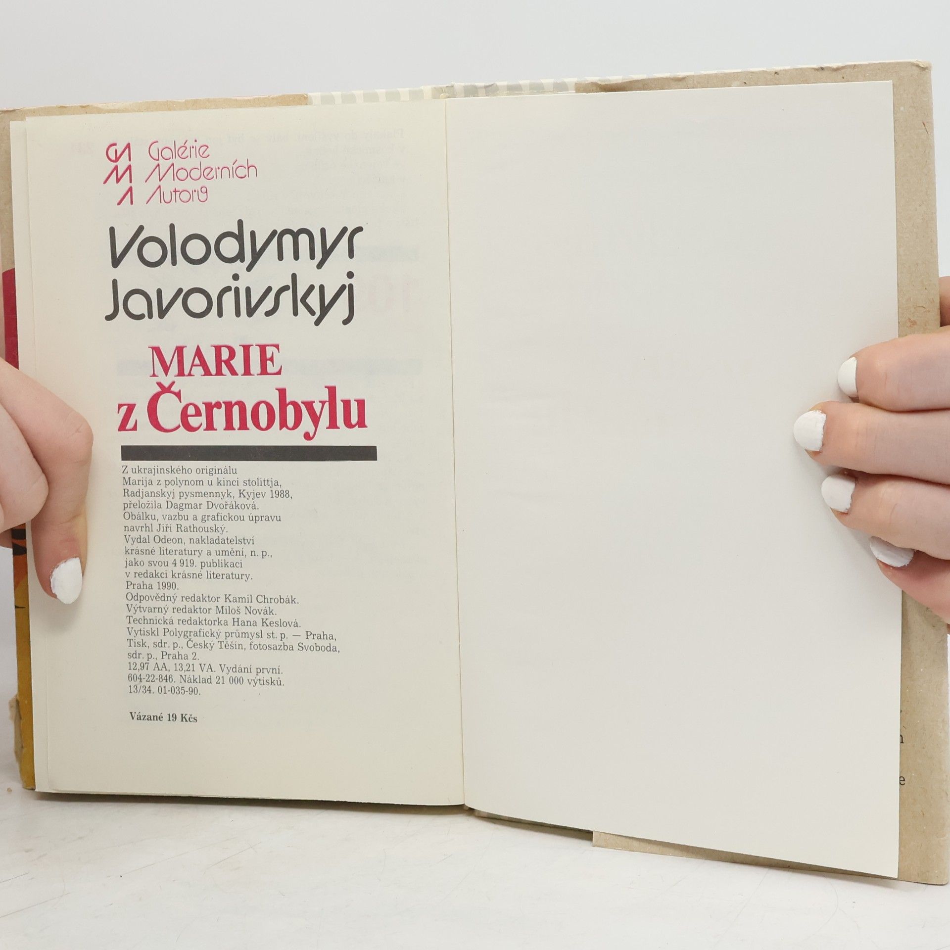 Volodymyr Javorivskyj Marie z Černobylu