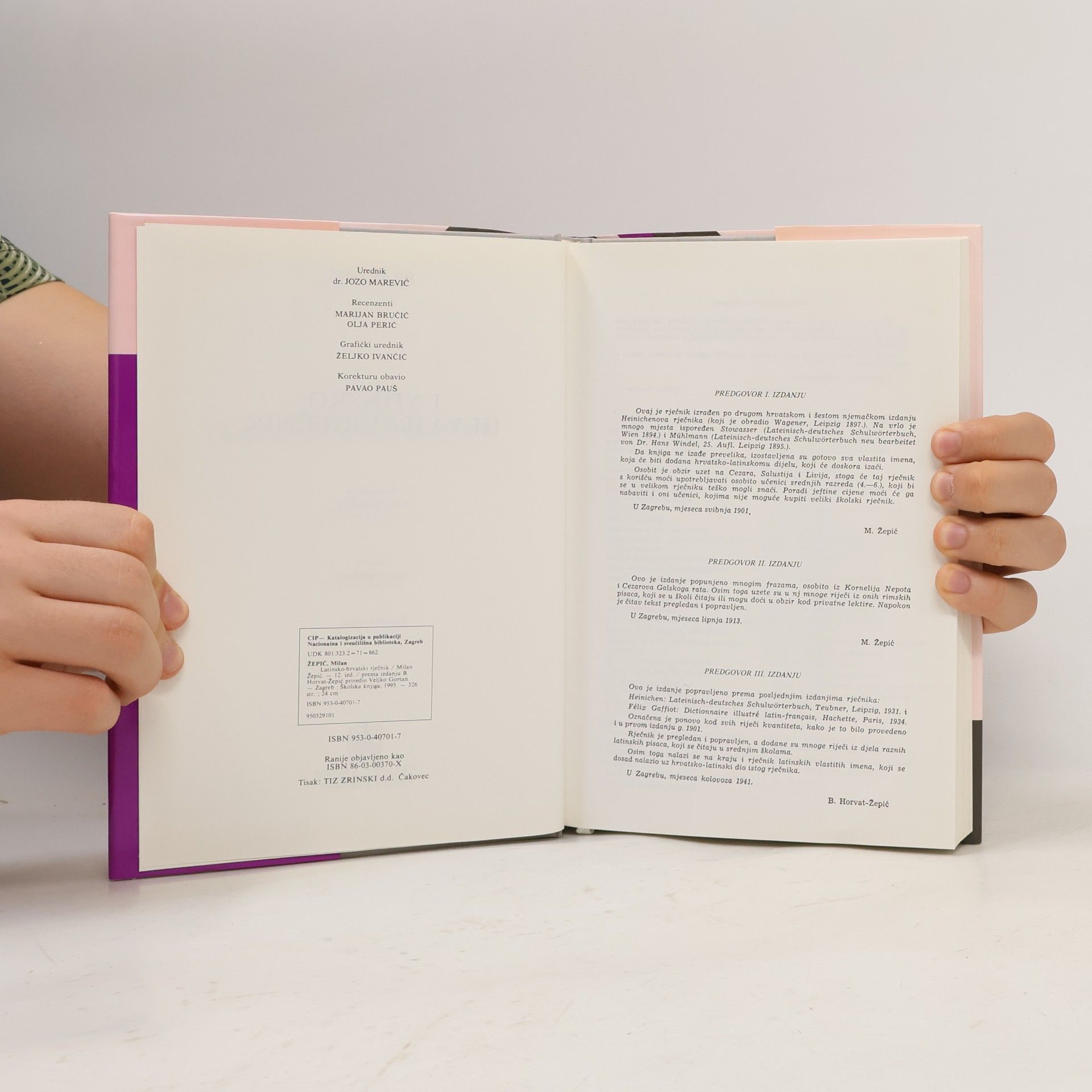 Milan Žepić Lexicon Latino Croaticum / Rječnik Latinsko Hrvatski