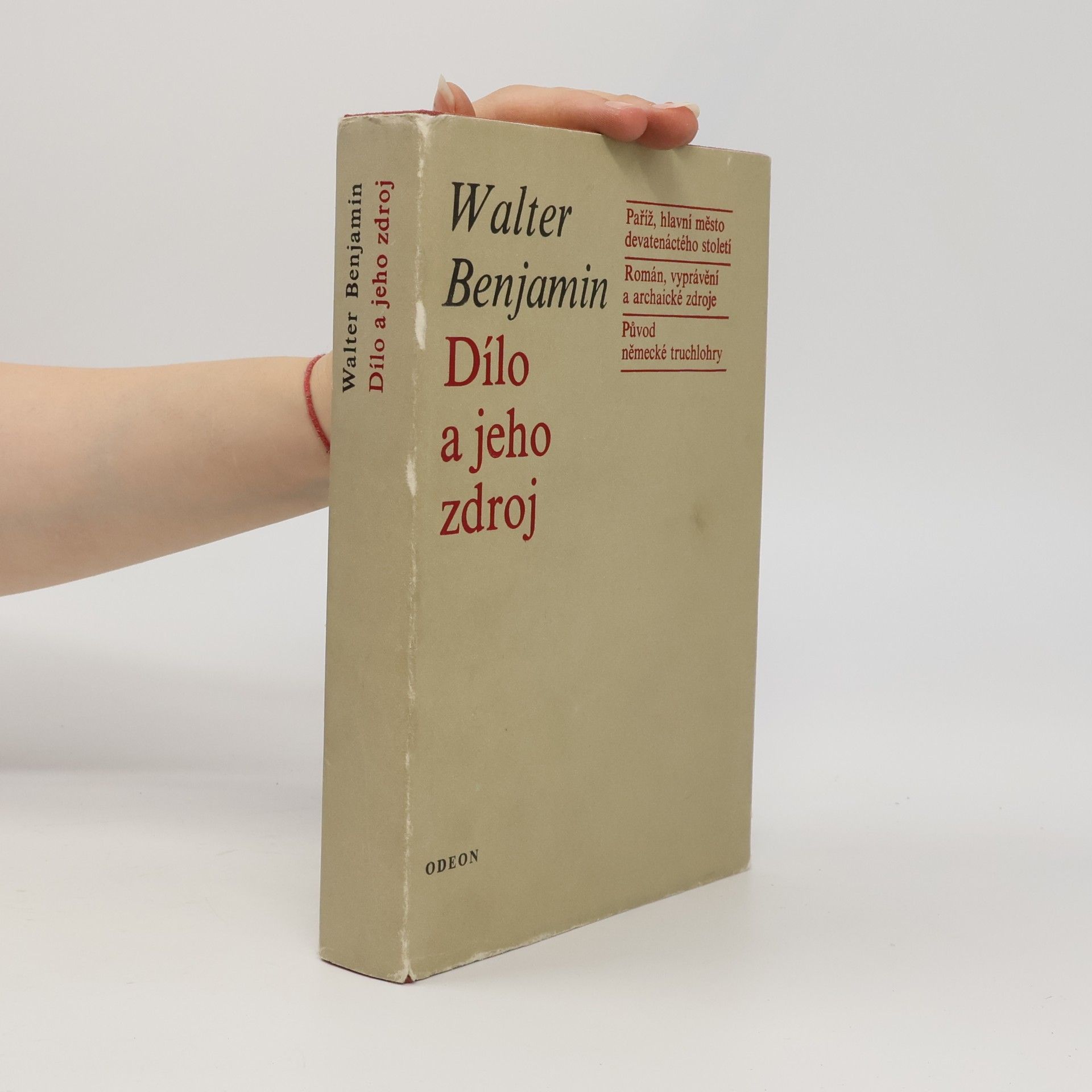 Walter Benjamin Dílo a jeho zdroj