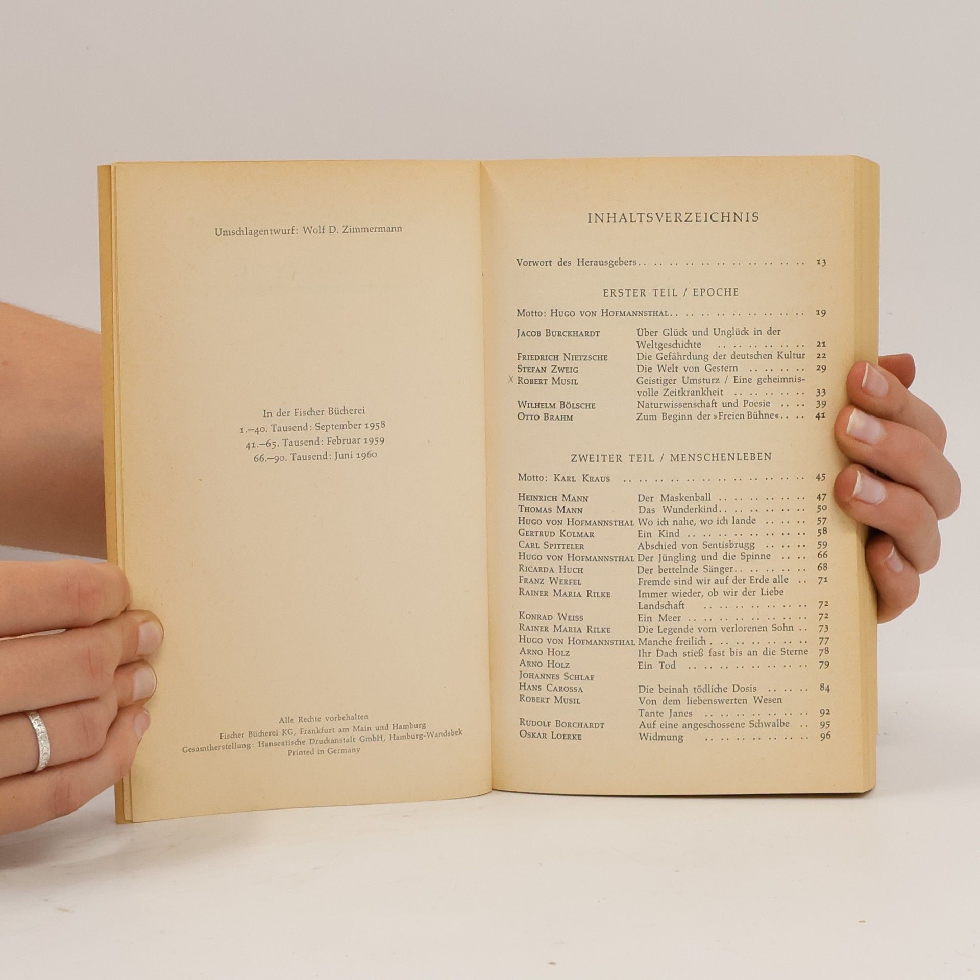 Walther Killy Zeichen der Zeit. Ein Deutsches Lesebuch 4