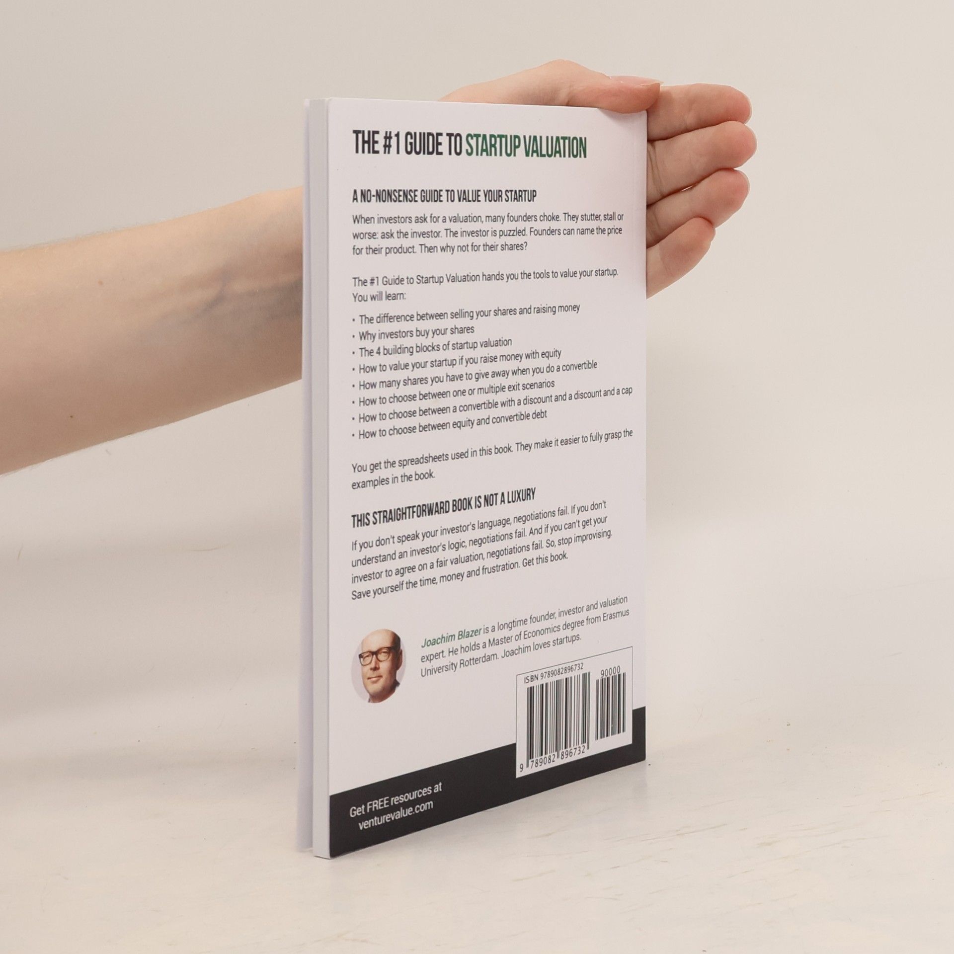 Joachim Blazer The #1 Guide to Startup Valuation