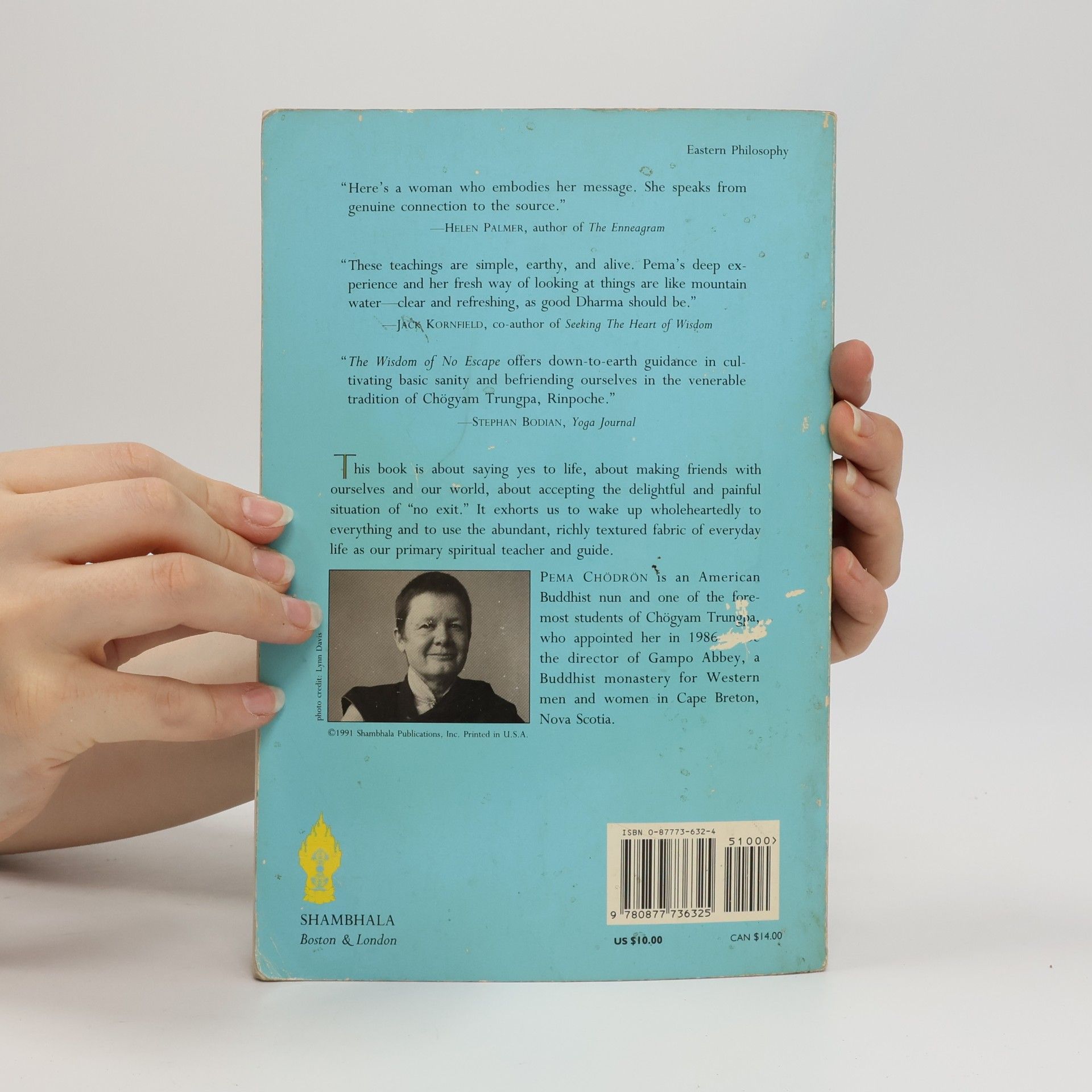 Pema Chödrön The Wisdom of No Escape and the Path of Loving-Kindness