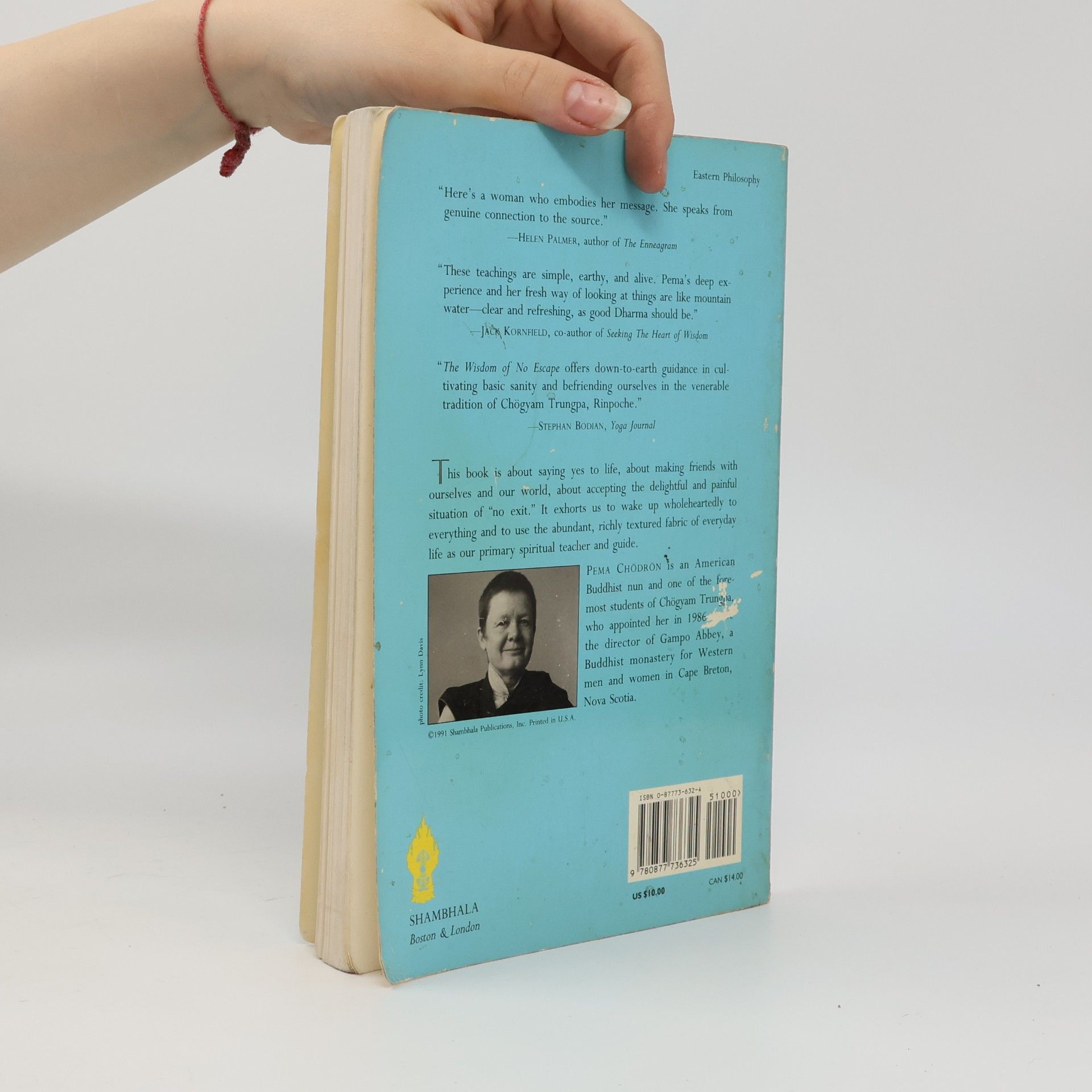 Pema Chödrön The Wisdom of No Escape and the Path of Loving-Kindness