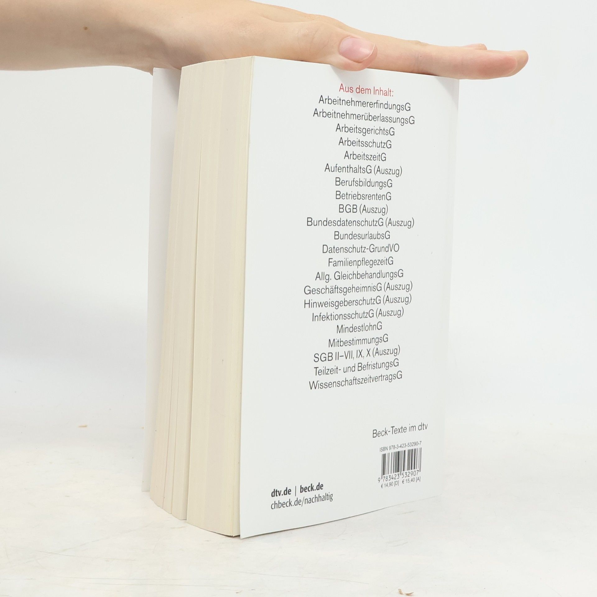 Beck-Texte - 106: Arbeitsgesetze