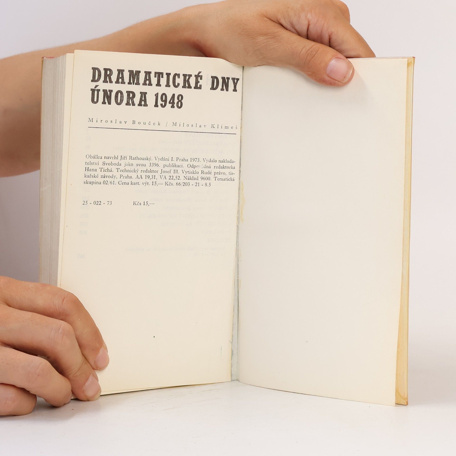 Miroslav Bouček Dramatické dny Února 1948