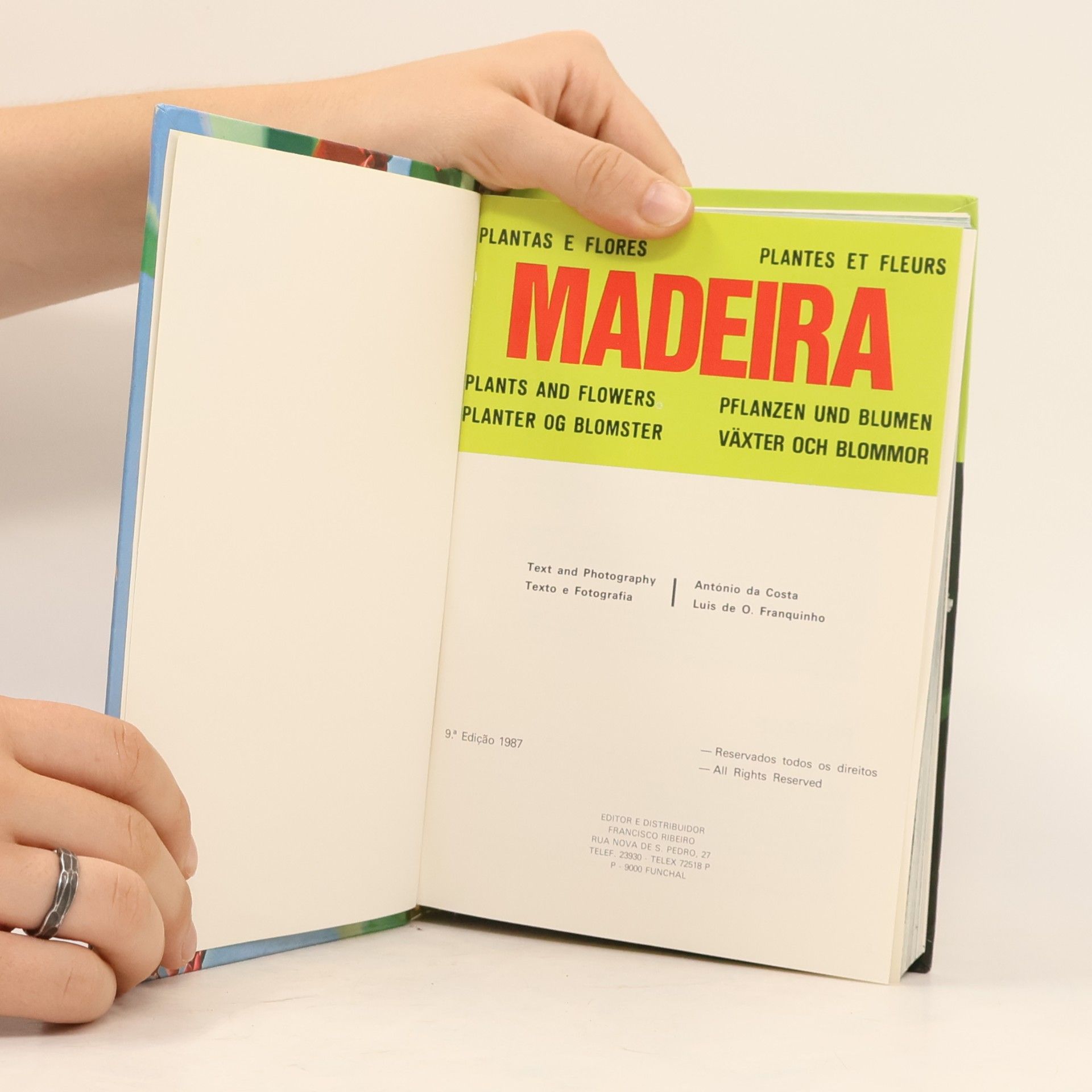 A. da Costa Madeira - Flowers/ Flores/ Fleurs/ Blumen/ Blomster/ Blommor