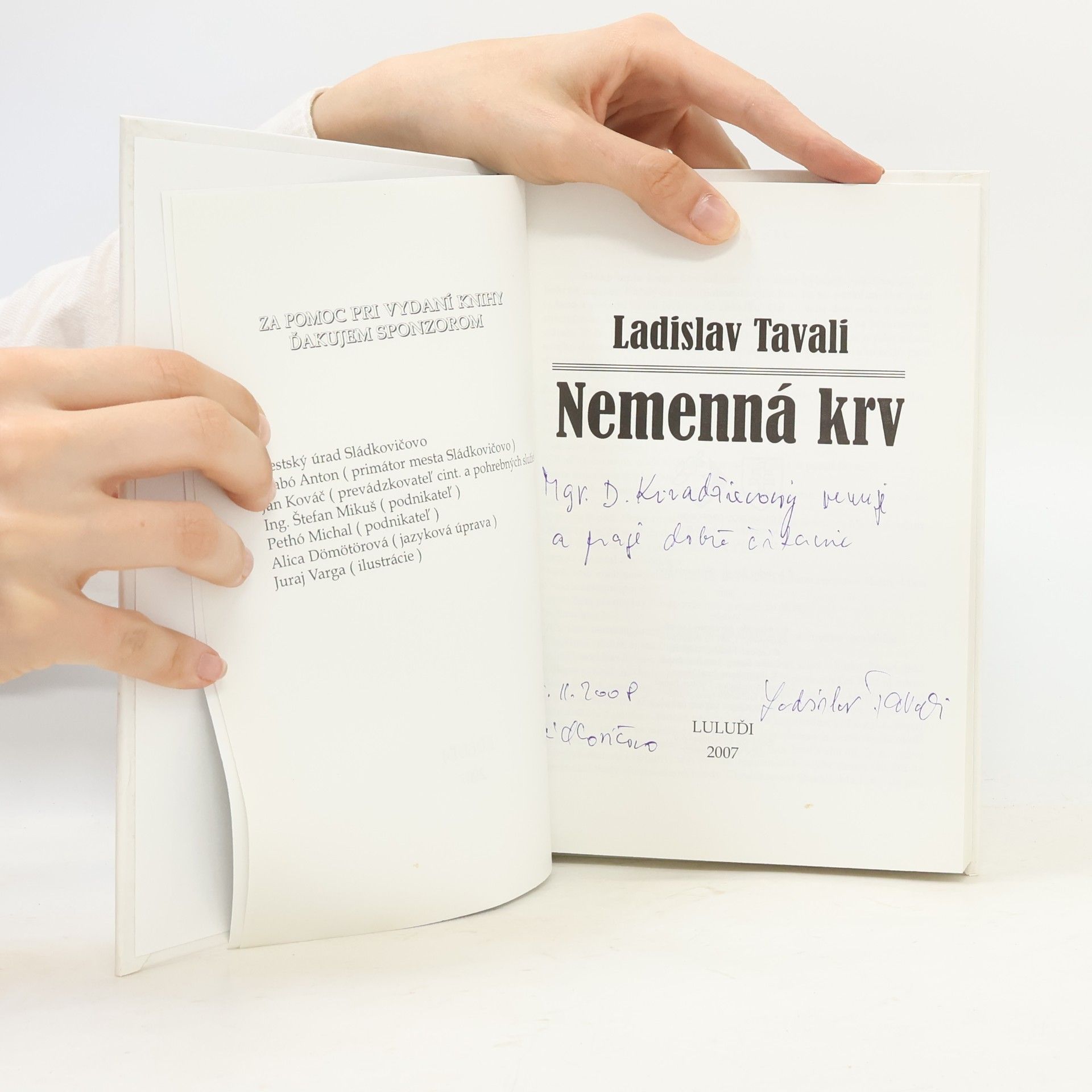 Ladislav Tavali Nemenna krv
