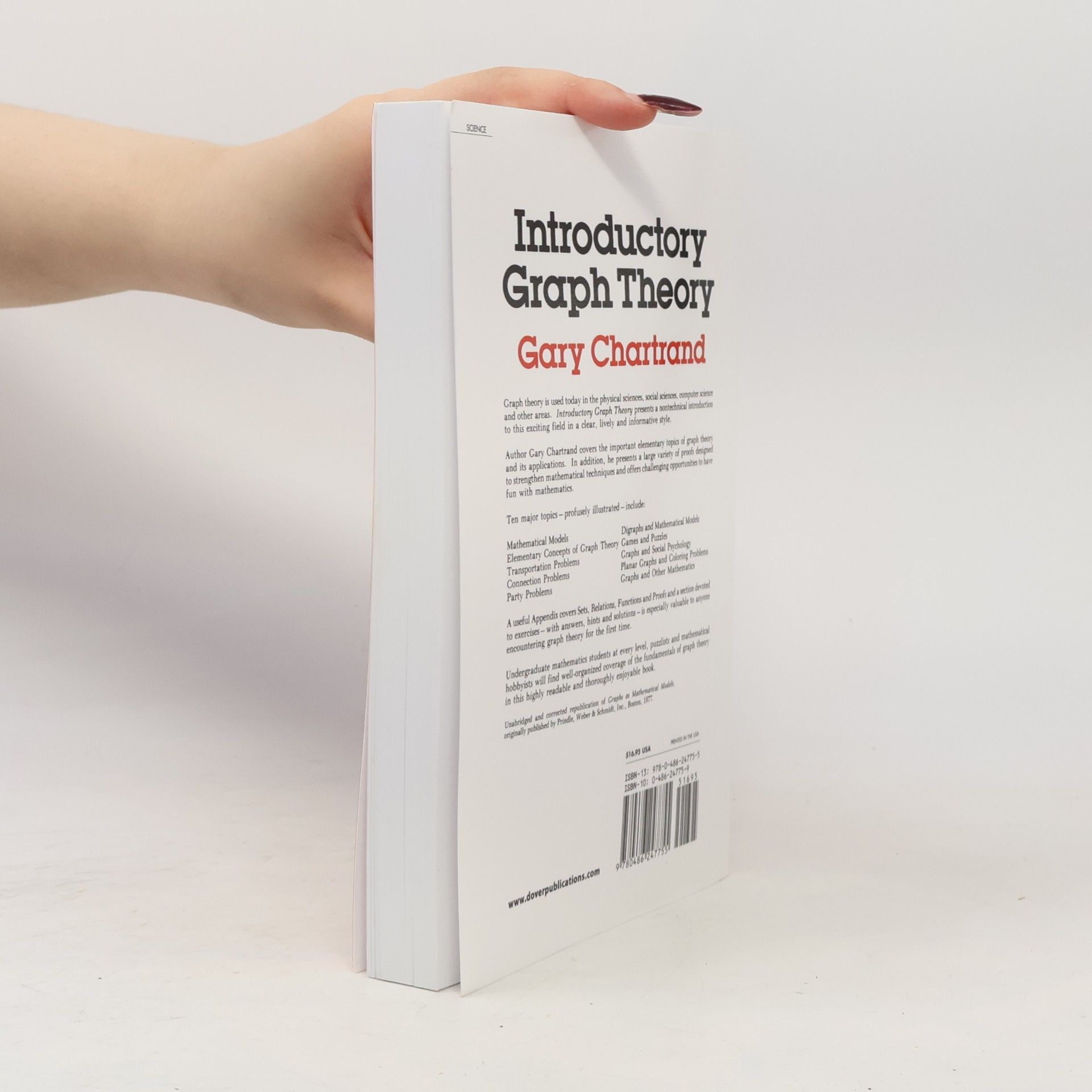 Gary Chartrand Dover Books on Mathematics: Introductory Graph Theory