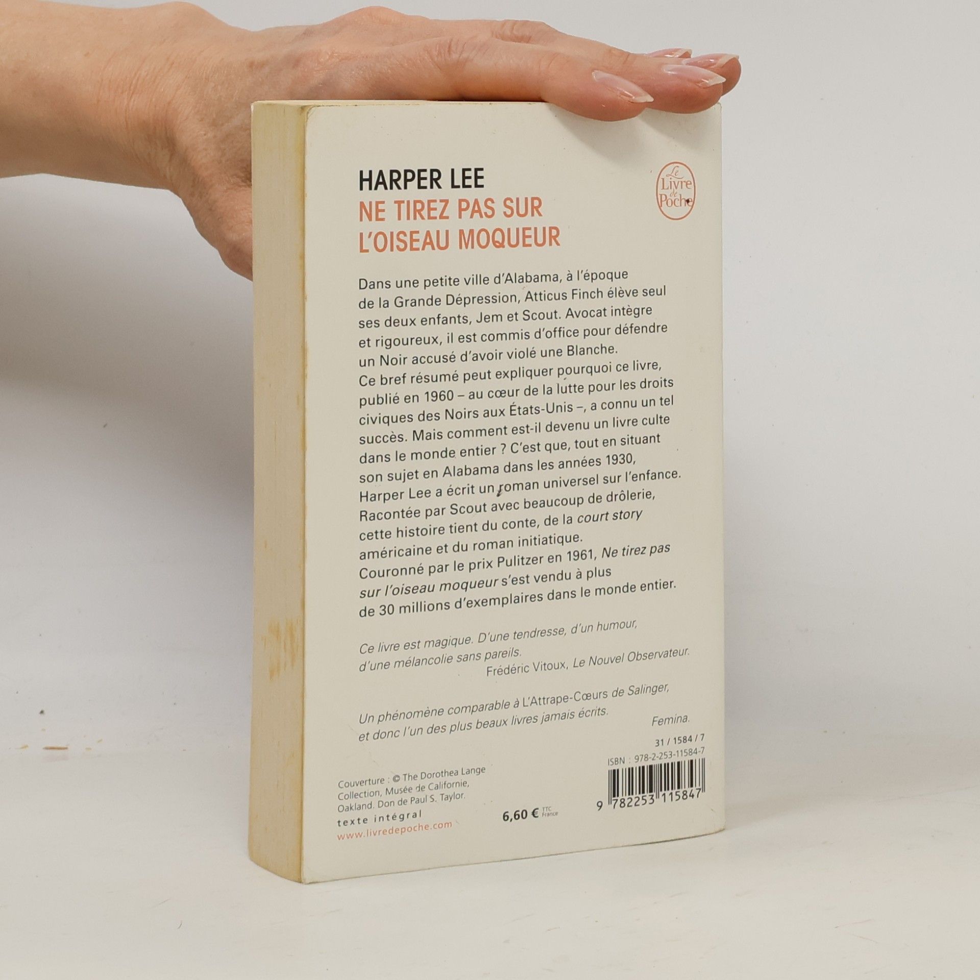 Harper Lee Ne tirez pas sur l'oiseau moqueur