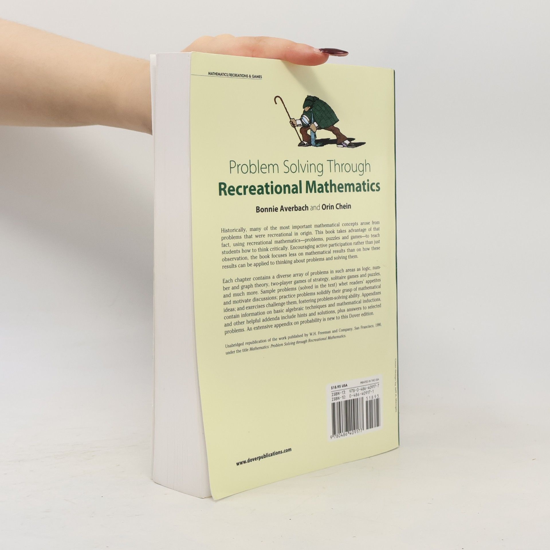 Bonnie Averbach Problem Solving Through Recreational Mathematics