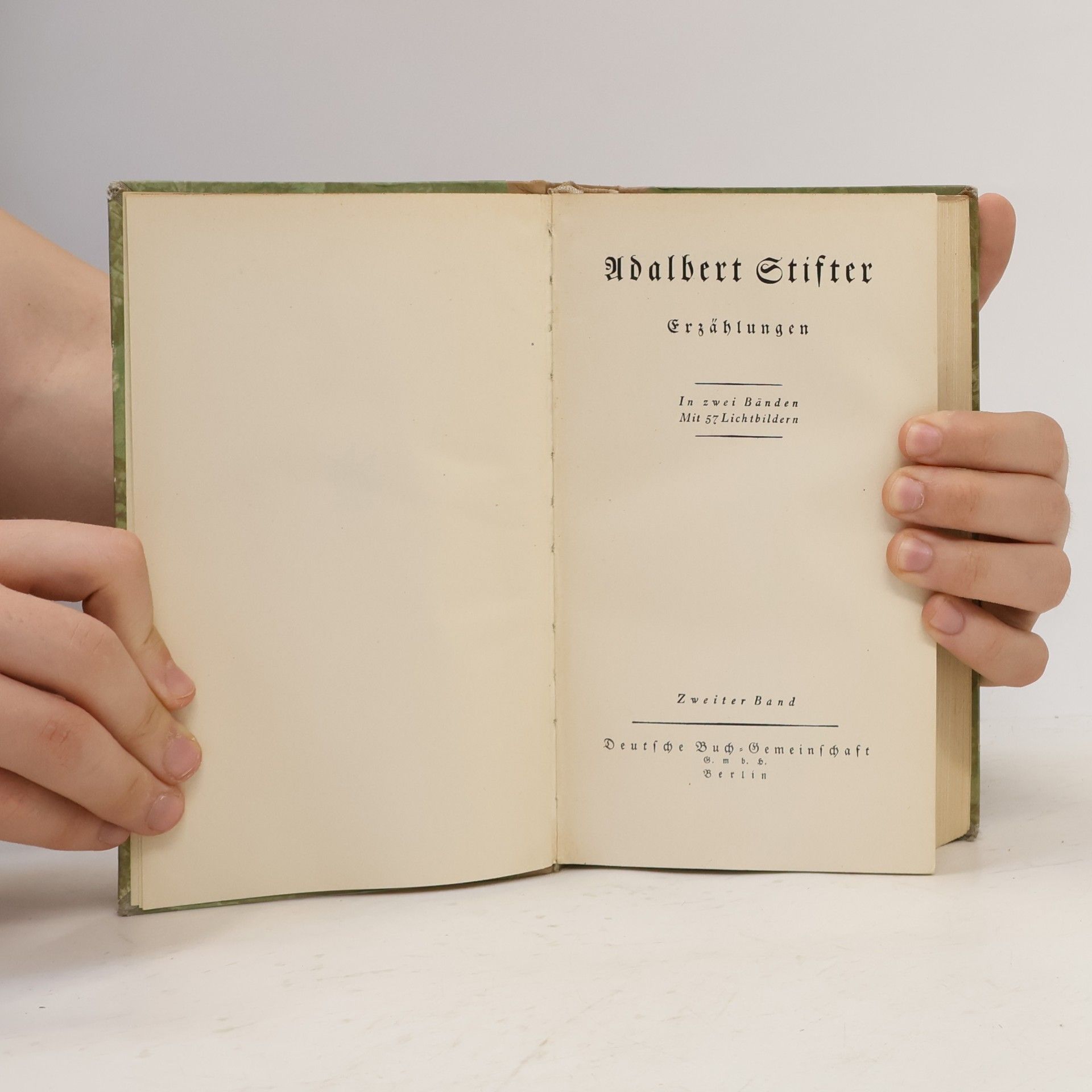 Adalbert Stifter Erzählungen. In zwei Bänden. Zweiter Band