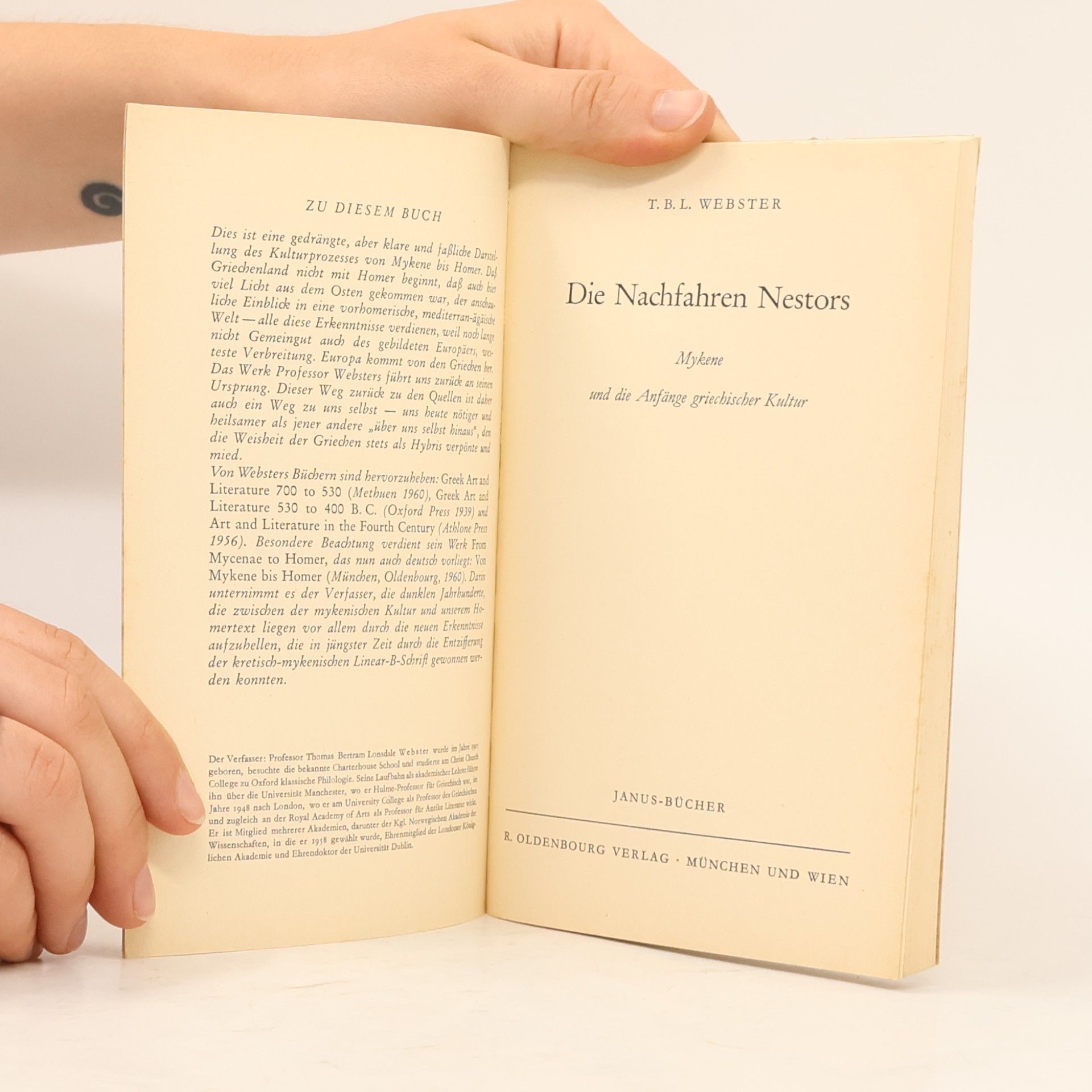T.B.L. Webster Die Nachfahren Nestors