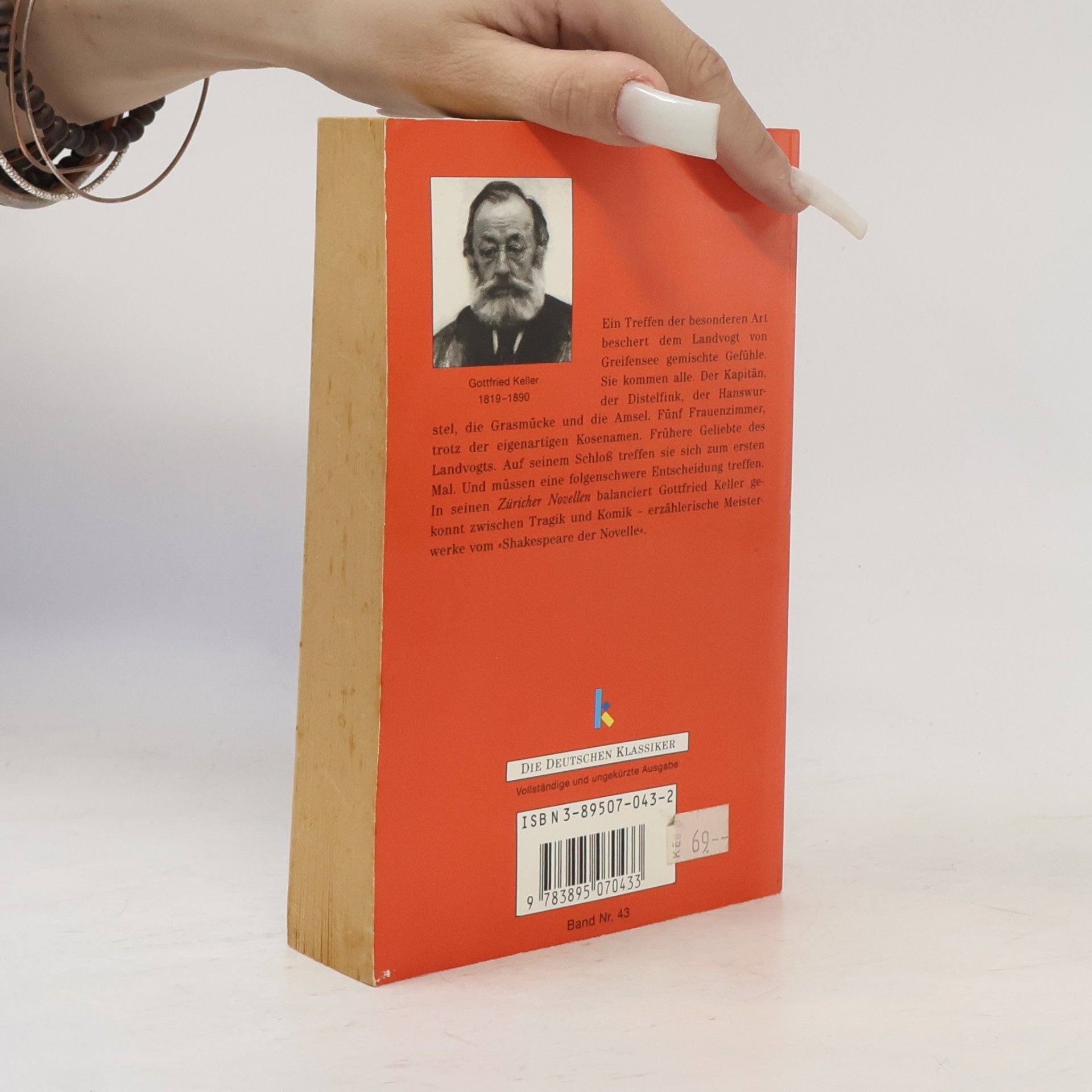 Gottfried Keller Züricher Novellen