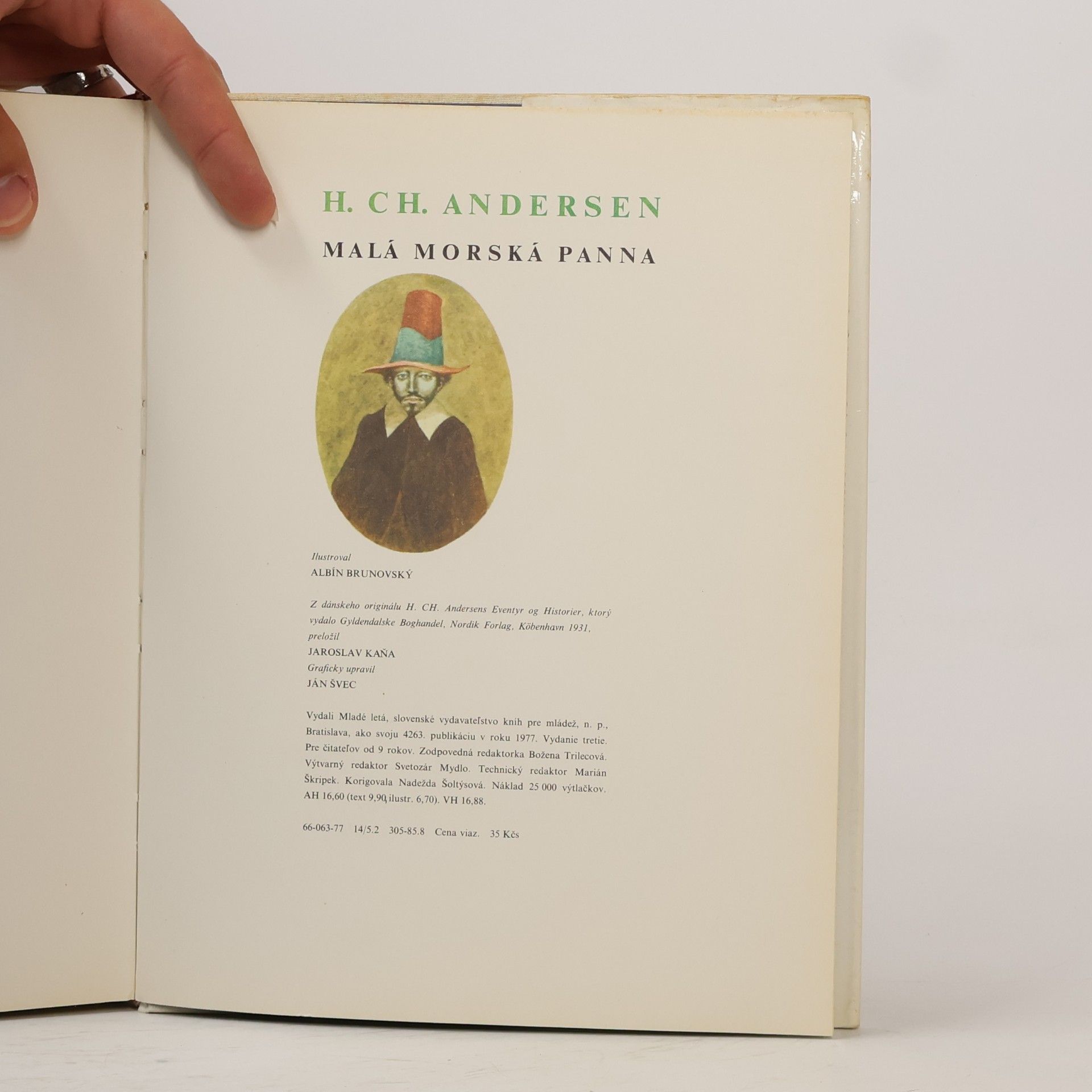 Hans Christian Andersen Malá morská panna