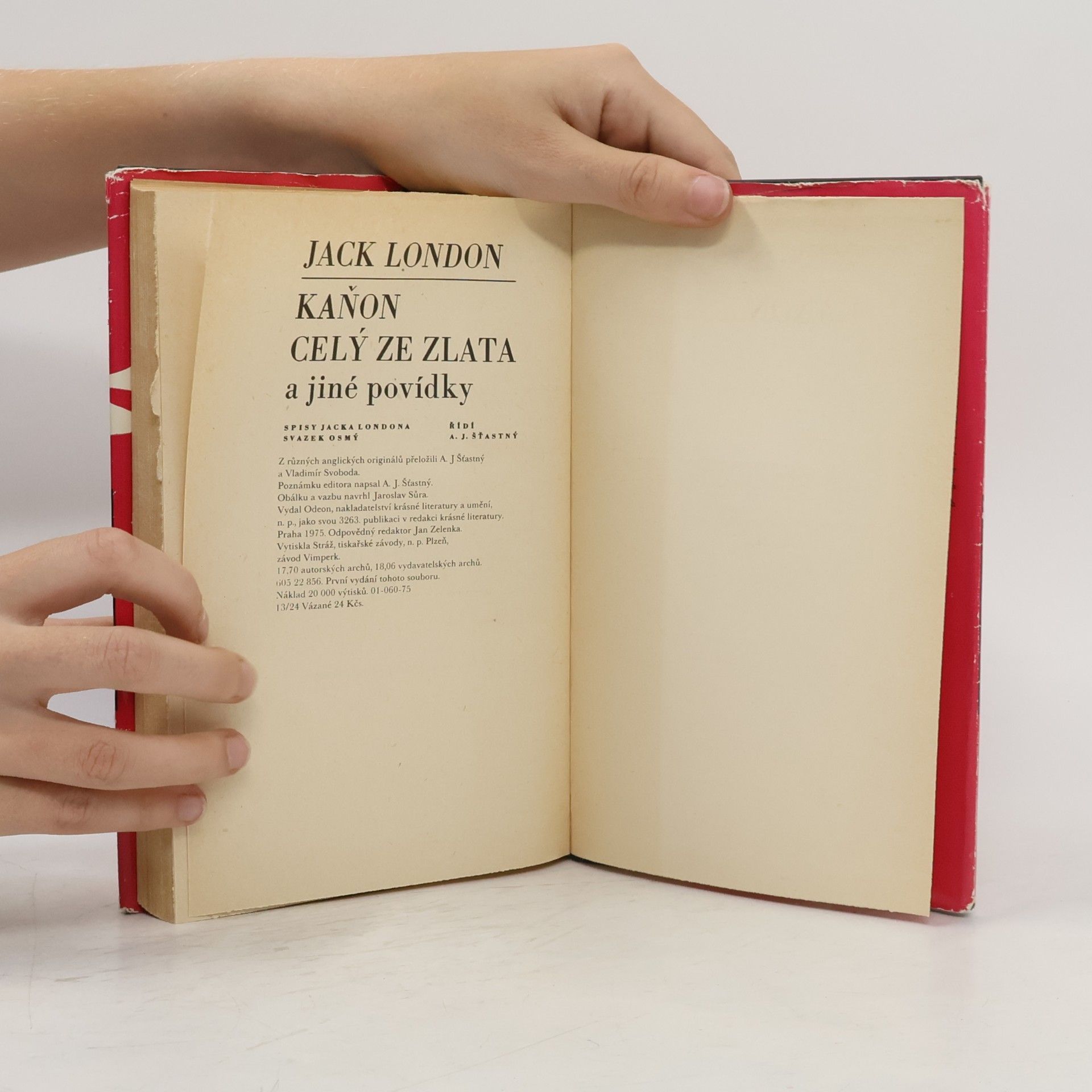 Jack London Kaňon celý ze zlata a jiné povídky