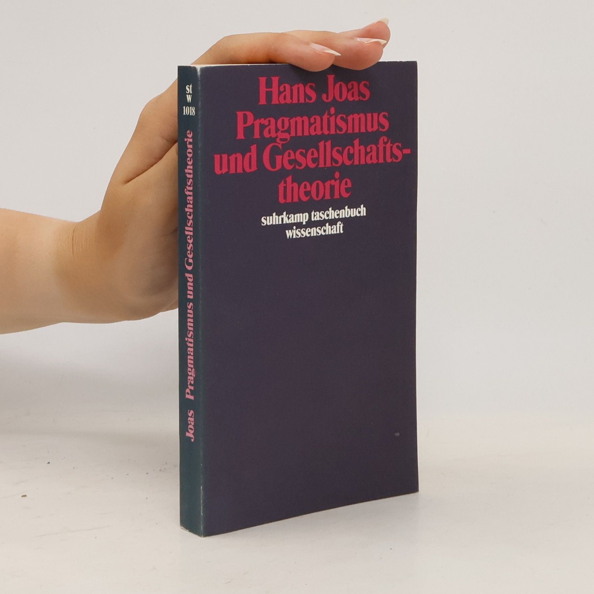 Hans Joas Pragmatismus und Gesellschaftstheorie