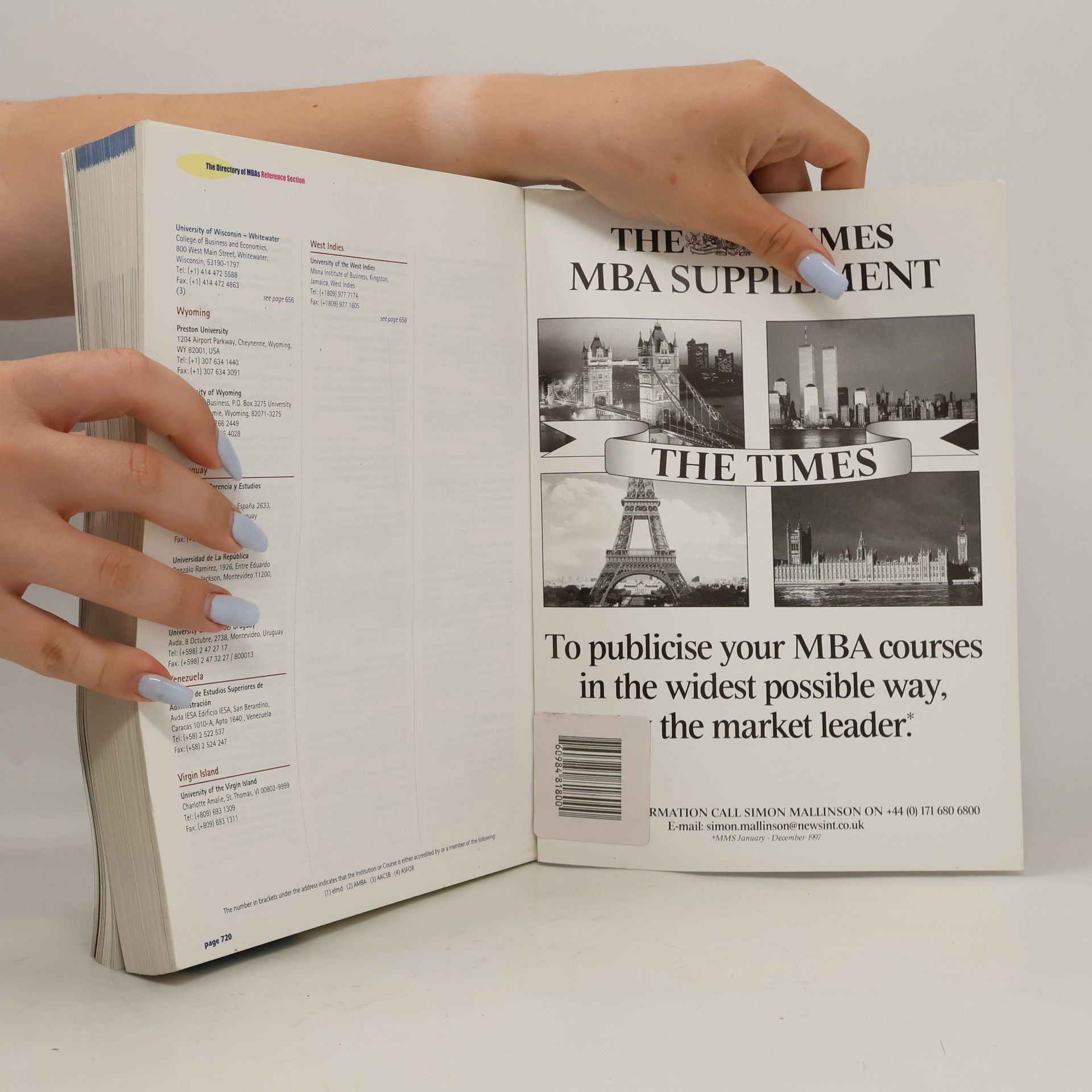Edward More O'Ferrall The Directory of MBAs