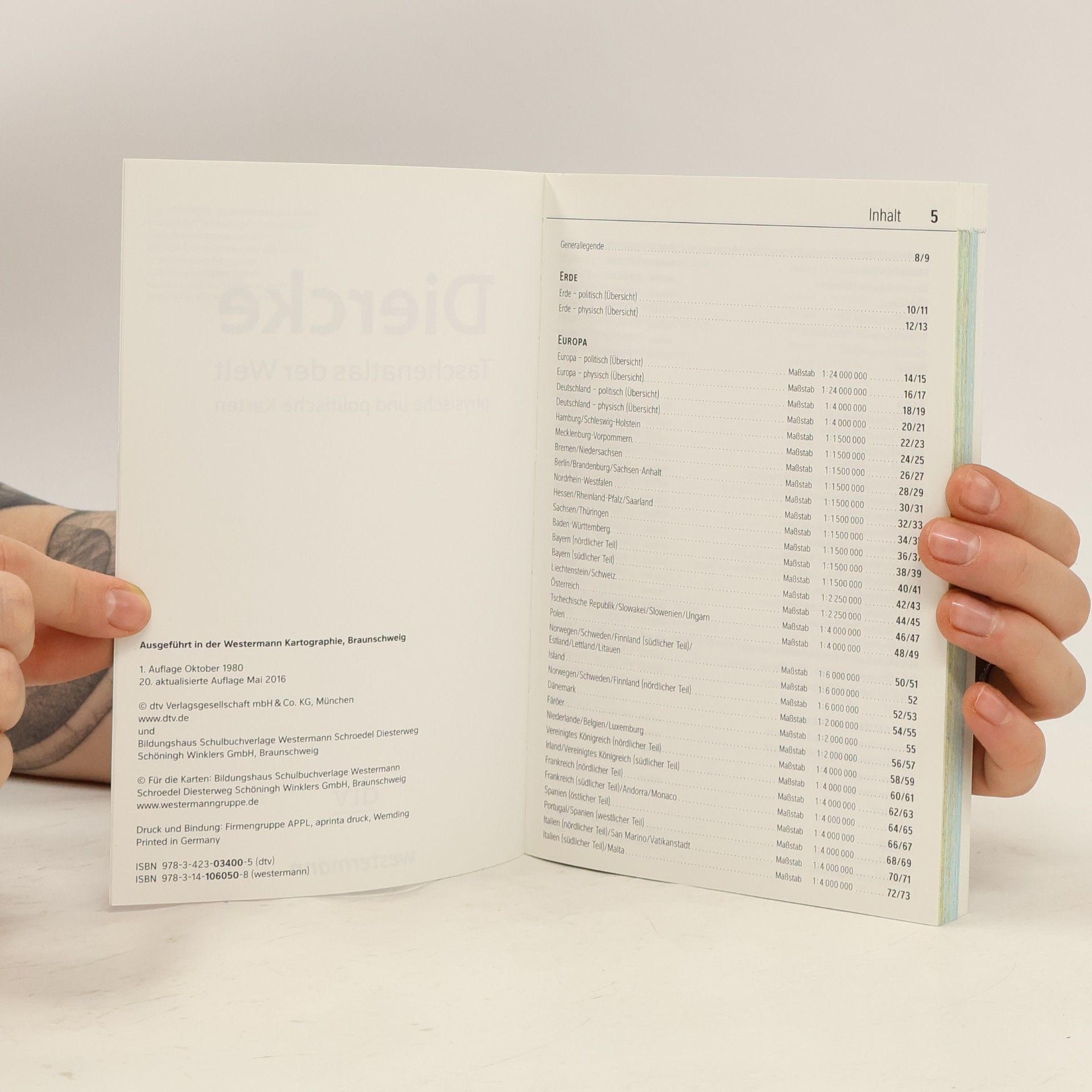 Autorenkollektiv Diercke-Taschenatlas der Welt